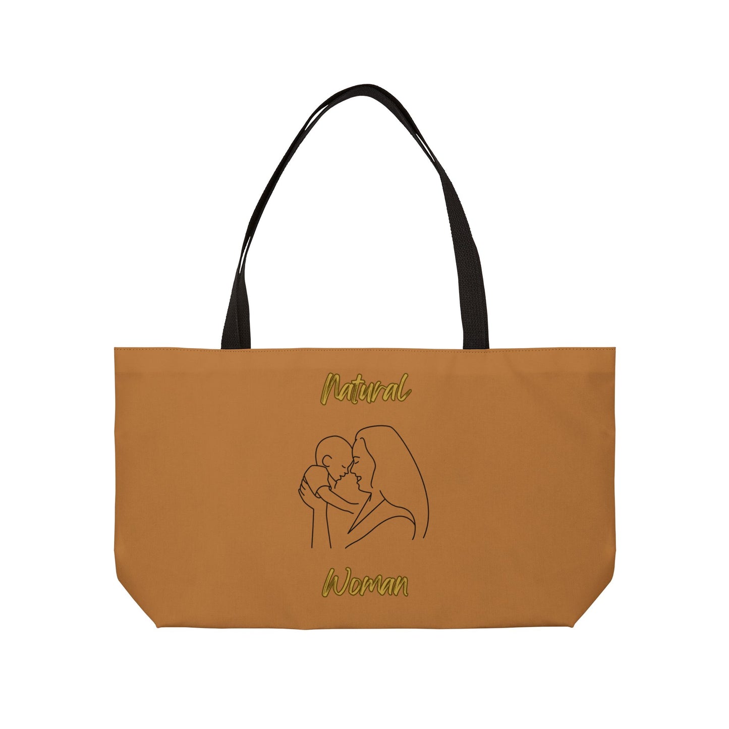 Natural Woman Joy (BL) Weekender Tote Bag LIGHT BROWN