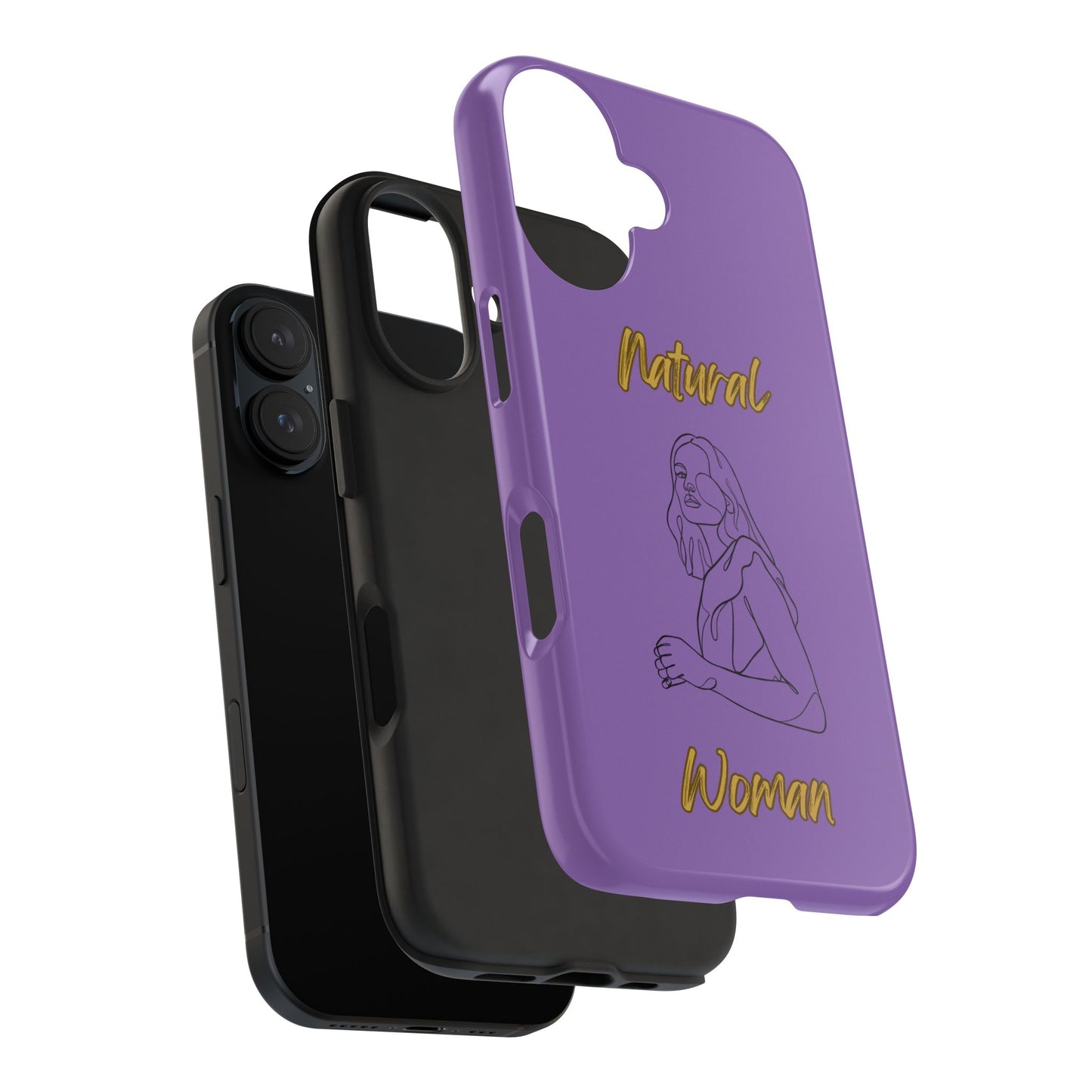 Natural Woman Care Free (BL)Tough Phone Cases LIGHT PURPLE