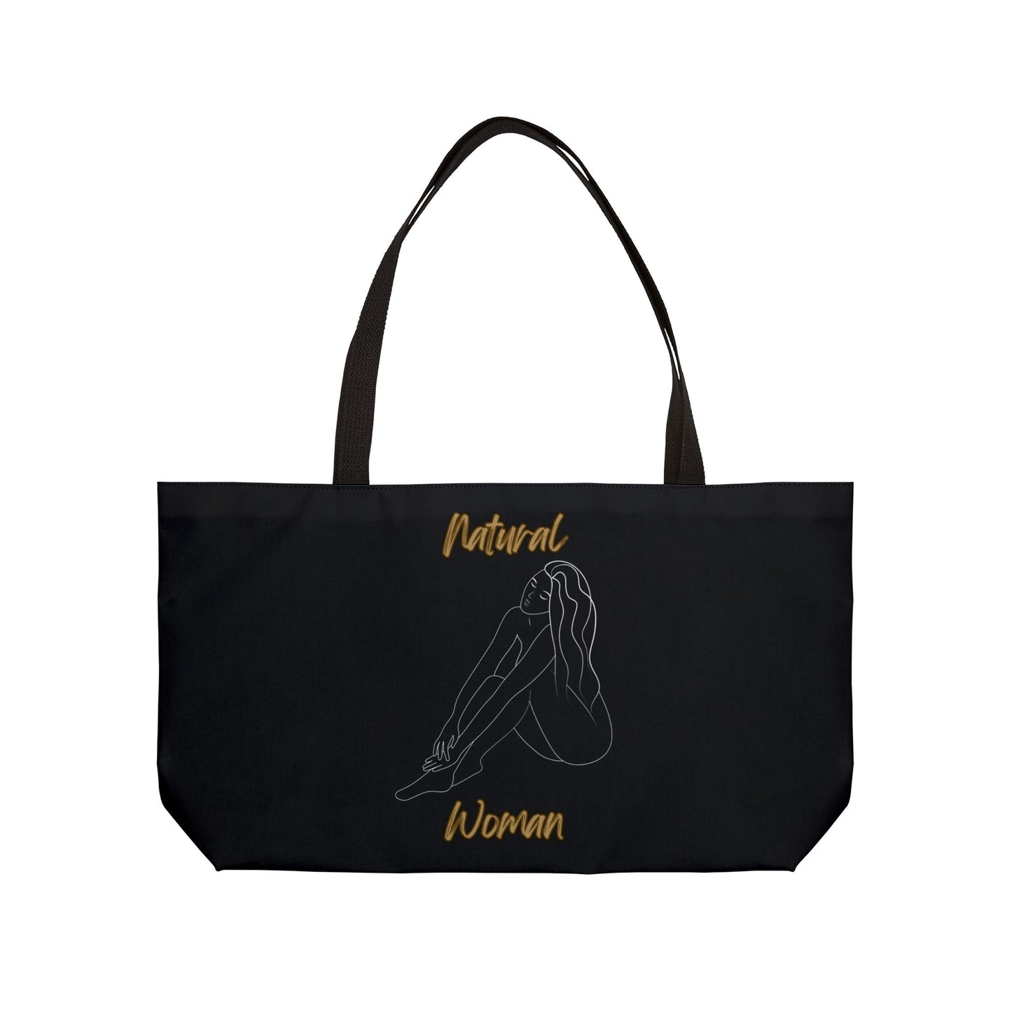 Natural Woman Beauty (WL) Weekender Tote Bag BLACK