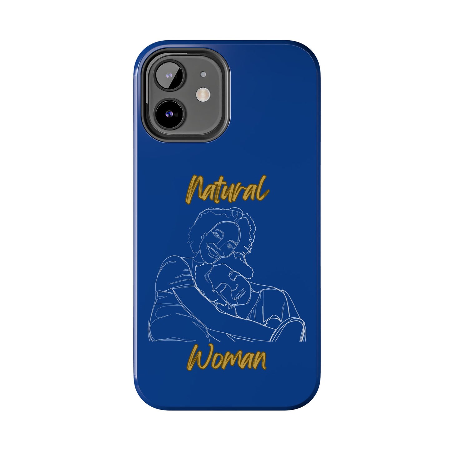 Natural Woman Loving Embrace (WL)Tough Phone Cases DARK BLUE