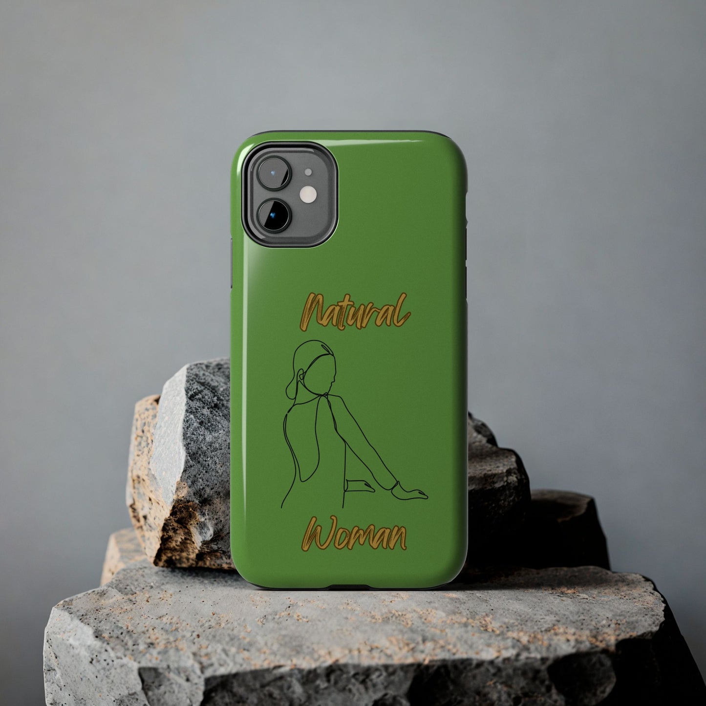 Natural Woman Hands Free (BL)Tough Phone Cases GREEN