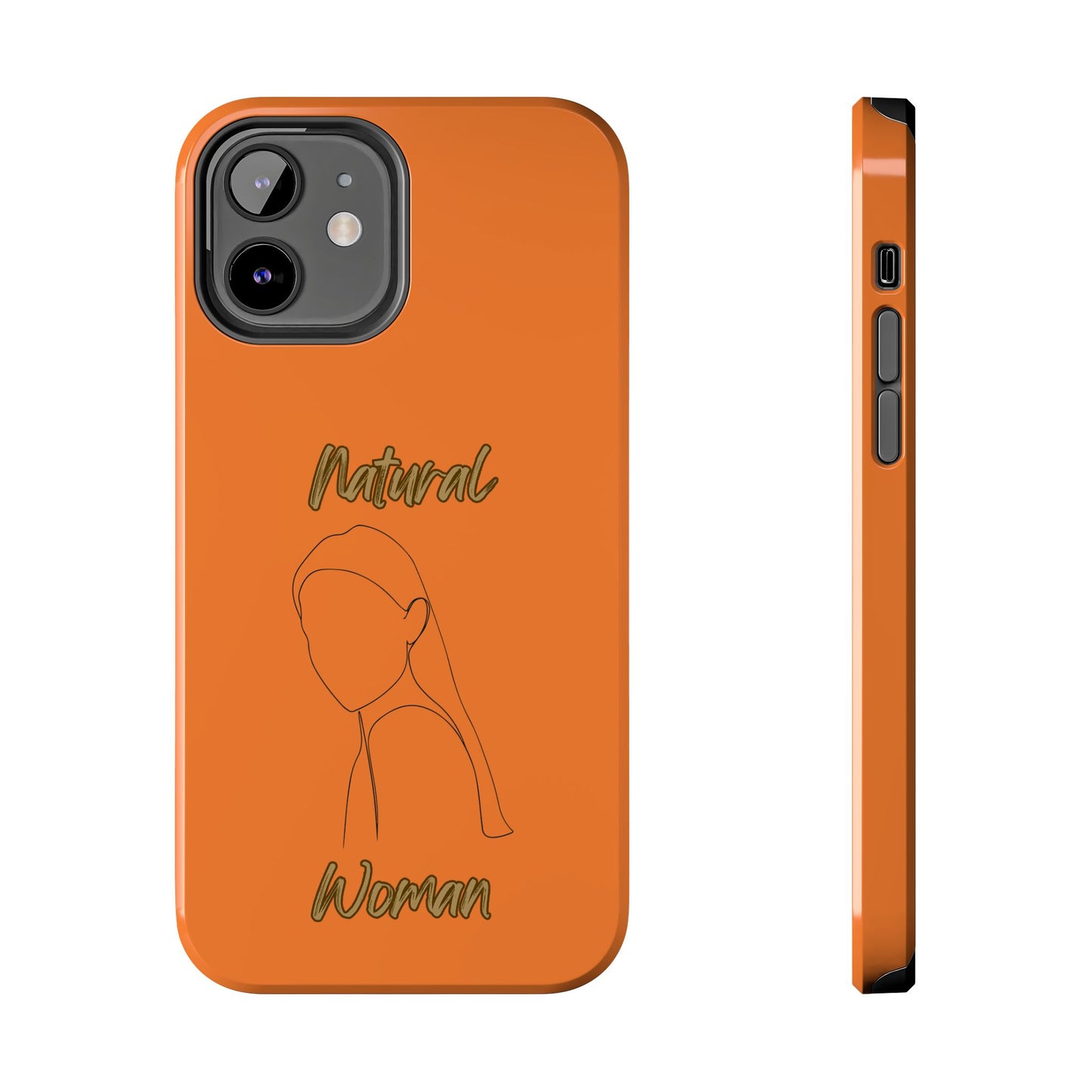Natural Woman Tilted Look (BL) Tough Phone Cases CRUSTA