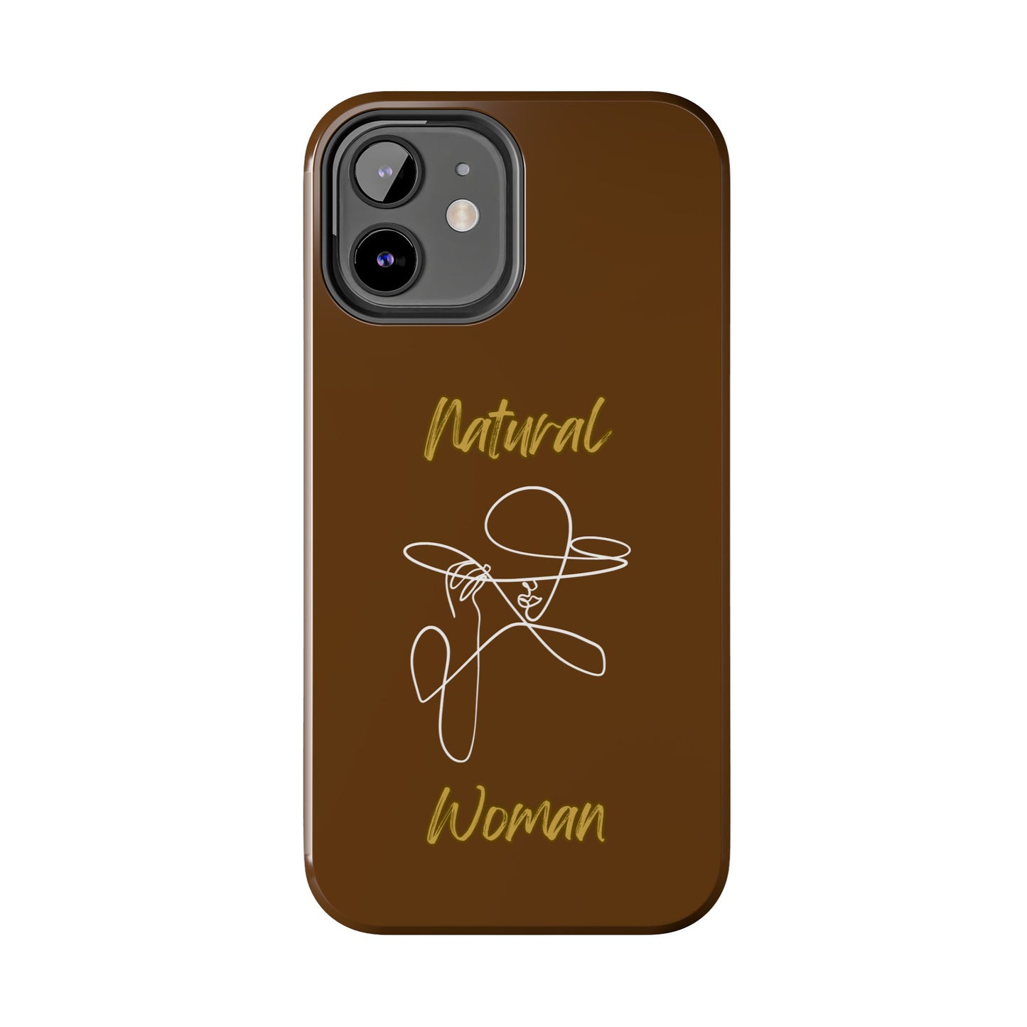 Natural Woman An Original (WL)Tough Phone Cases BROWN