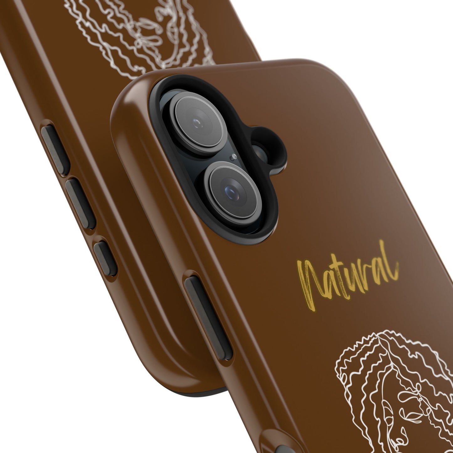 Natural Woman Naturally Me (WL)Tough Phone Cases BROWN
