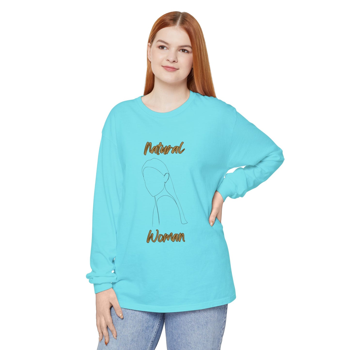Natural Woman Tilted Look (BL)  Long Sleeve T-Shirt