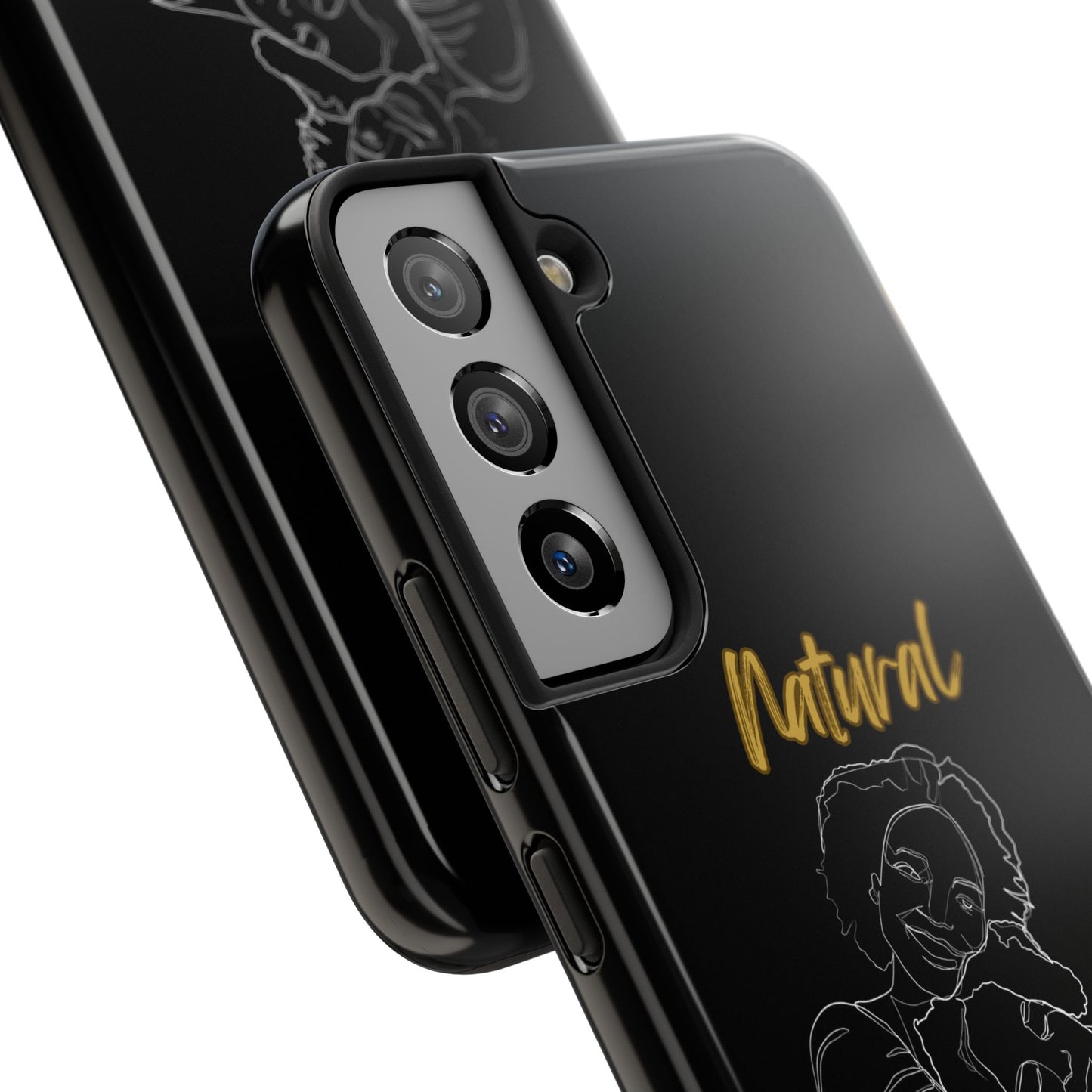 Natural Woman Loving Embrace (WL)Tough Phone Cases BLACK