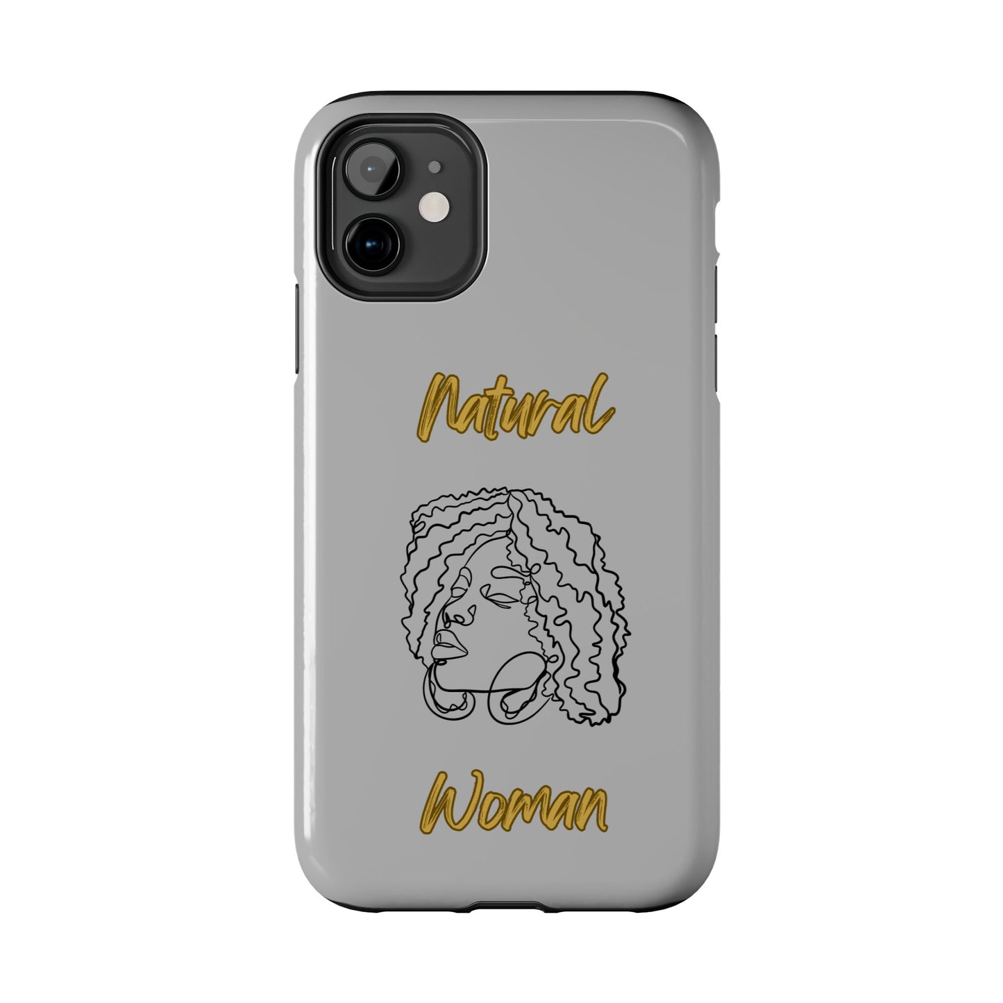 Natural Woman Naturally Me (BL)Tough Phone Cases LIGHT GREY