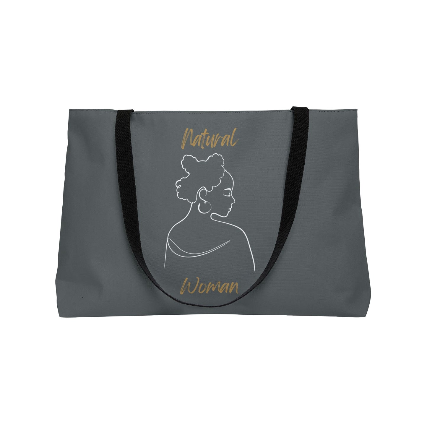 Natural Woman Twist (WL) Weekender Tote Bag DARK GREY