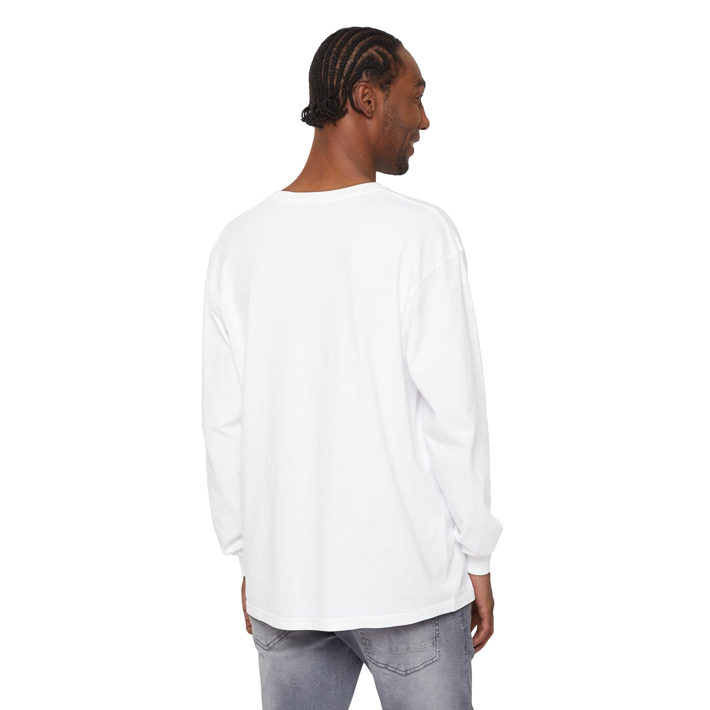 Kingdom Man (White/Gold) Long Sleeve T-Shirt