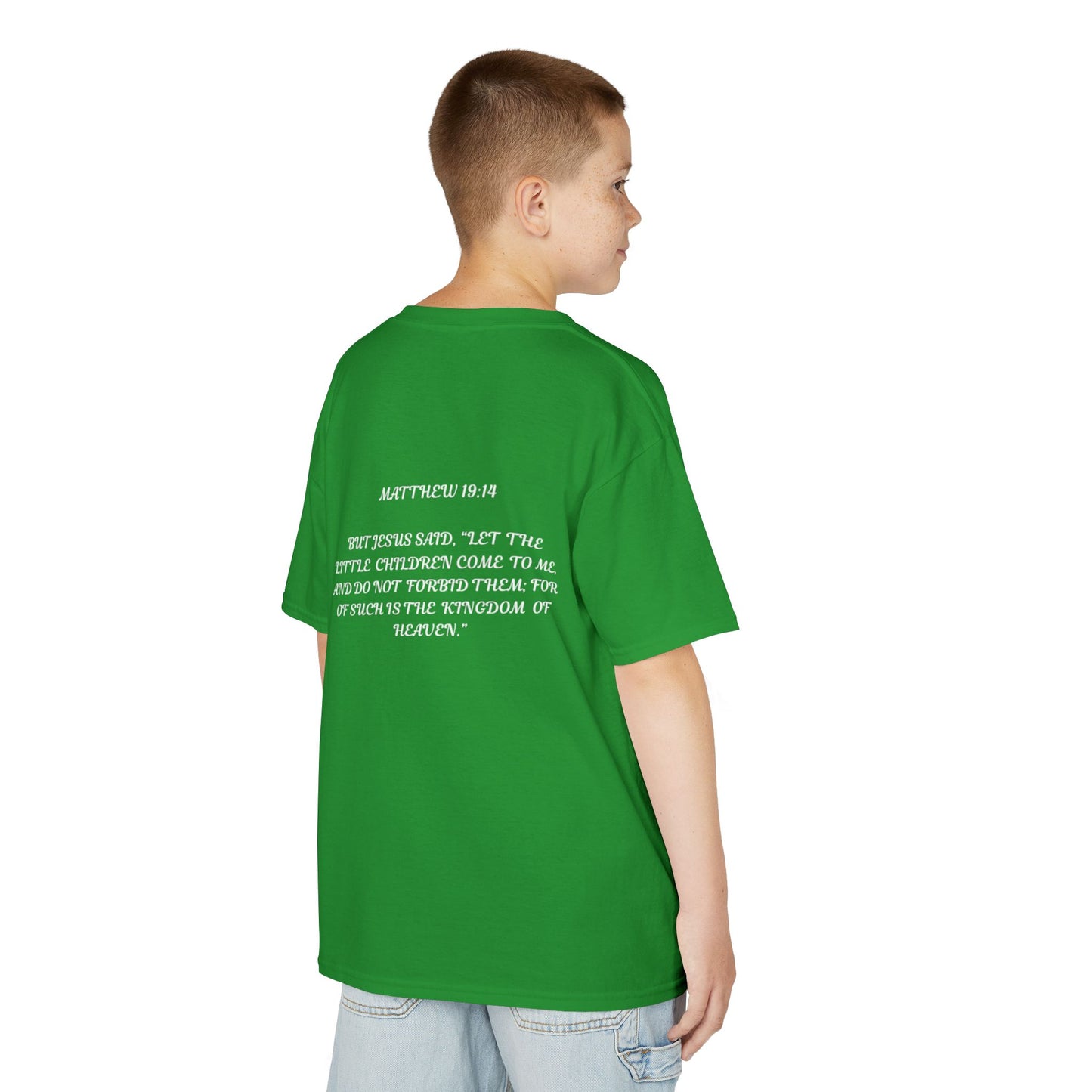 Children of the King Inspirational Kids Cotton T-Shirt (BL)