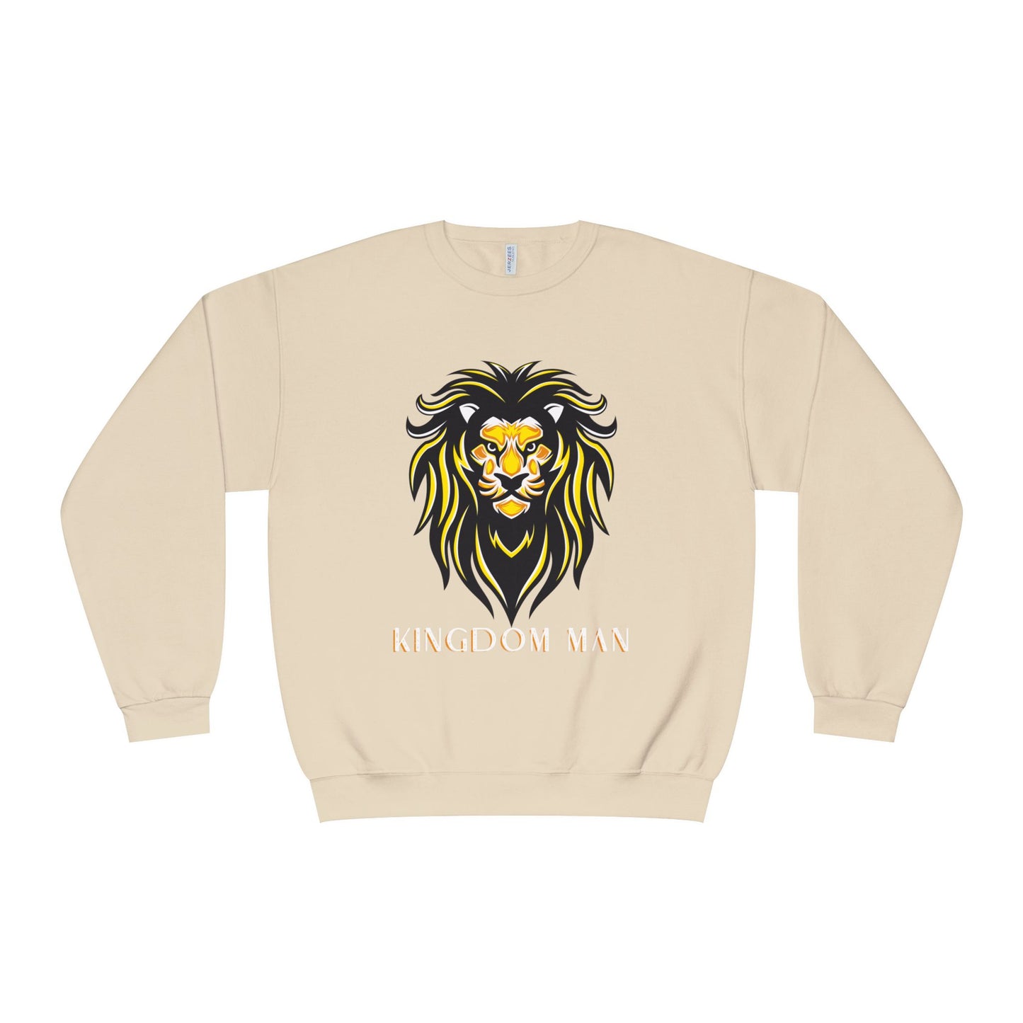 Kingdom Man (White/Gold) Crewneck Sweatshirt