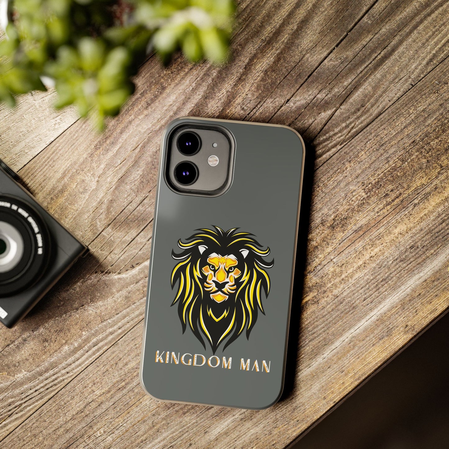 Kingdom Man (White-Gold Label) Tough Phone Case DARK GREY