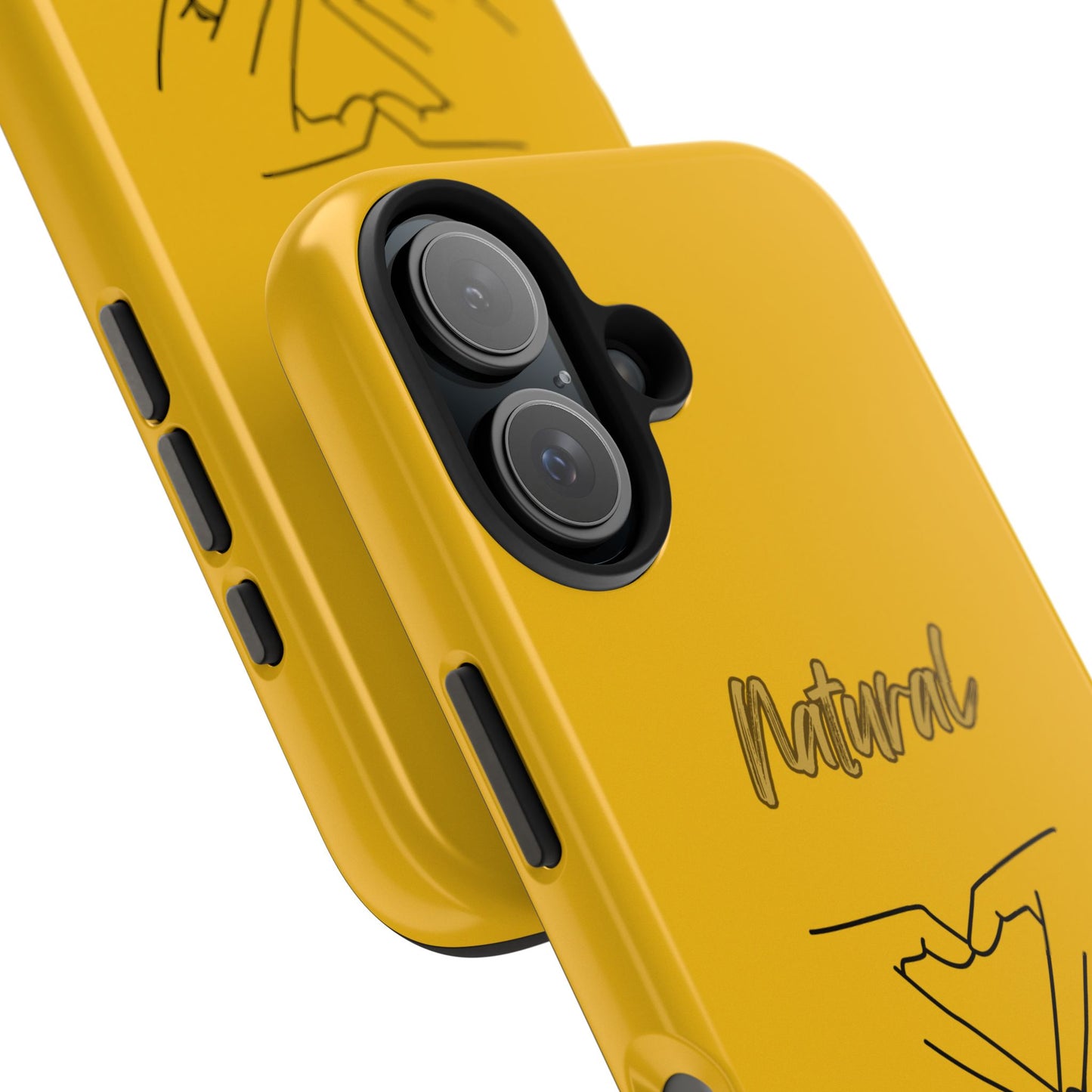 Natural Woman I Love You (BL)Tough Phone Cases YELLOW