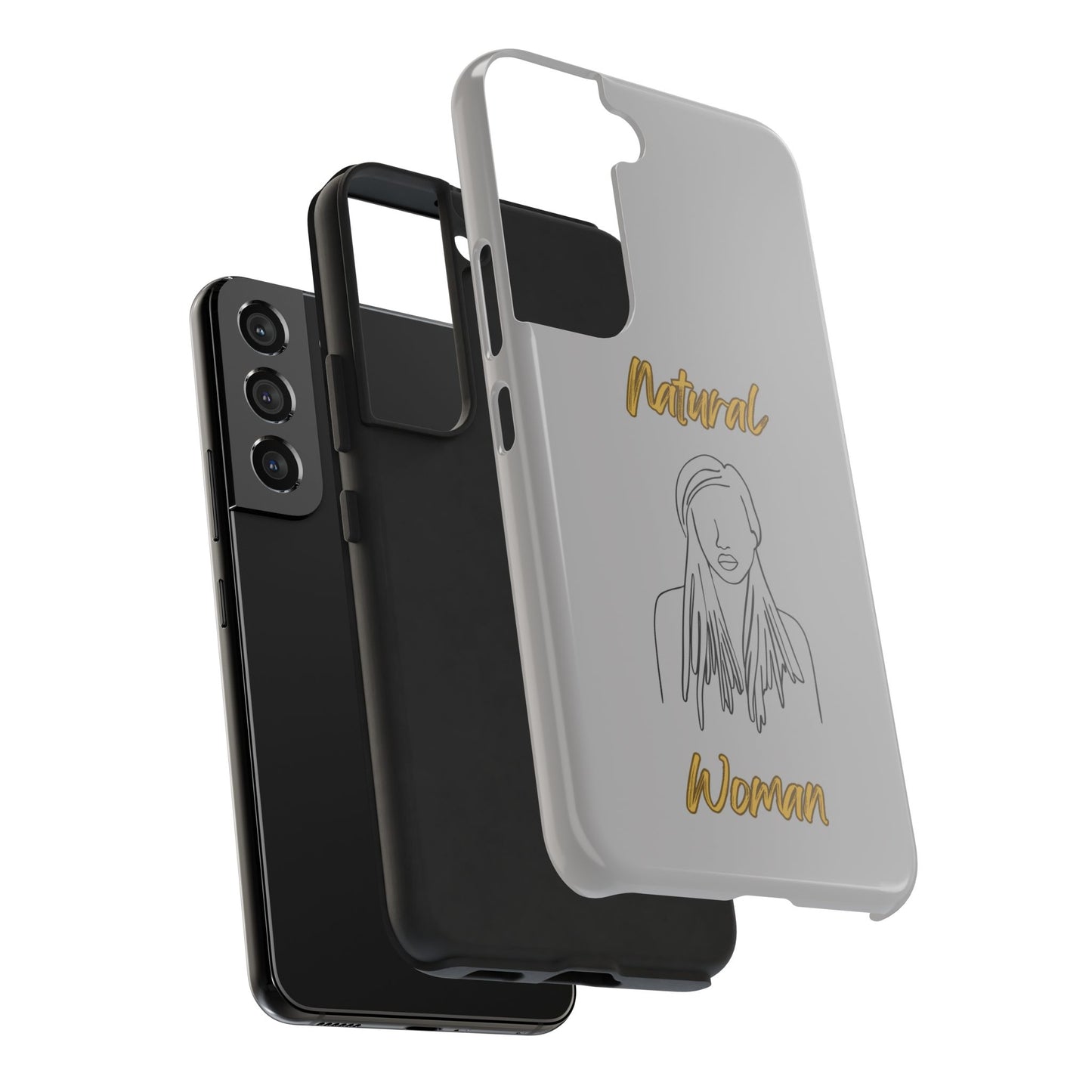 Natural Woman Content (BL)Tough Phone Cases LIGHT GREY