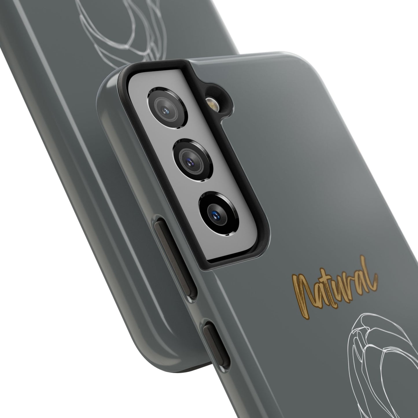 Natural Woman Towel Wrapped (WL)Tough Phone Cases DARK GREY