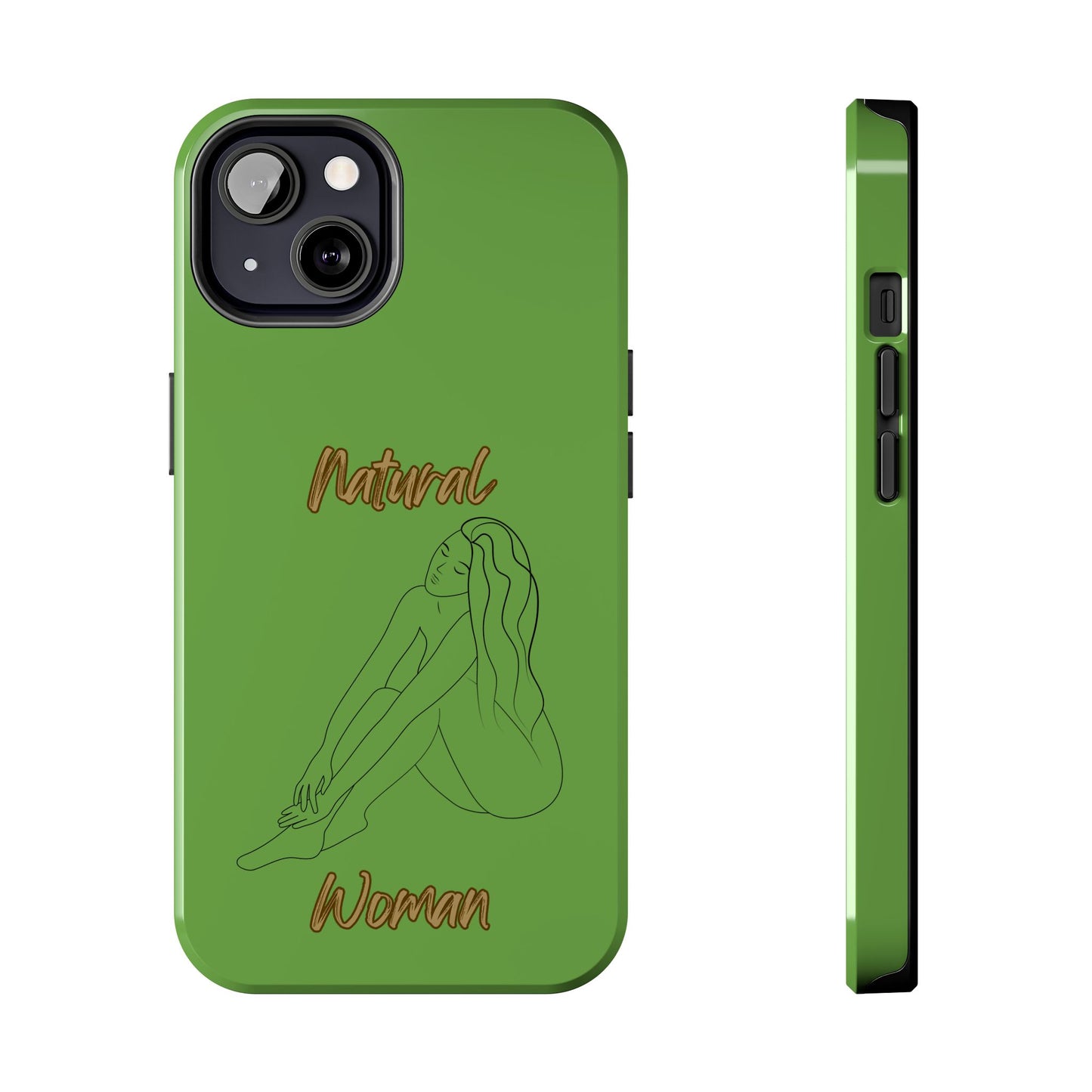 Natural Woman Beauty (BL) Tough Phone Cases GREEN