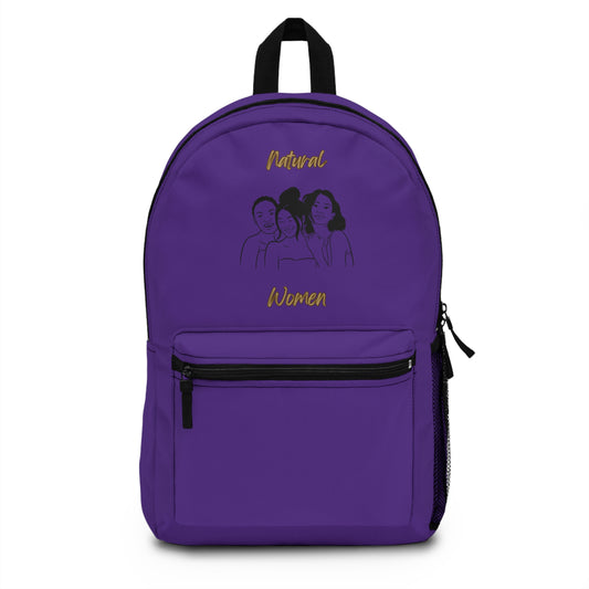 Natural Women Laughing Friends (BL) Backpack PURPLE