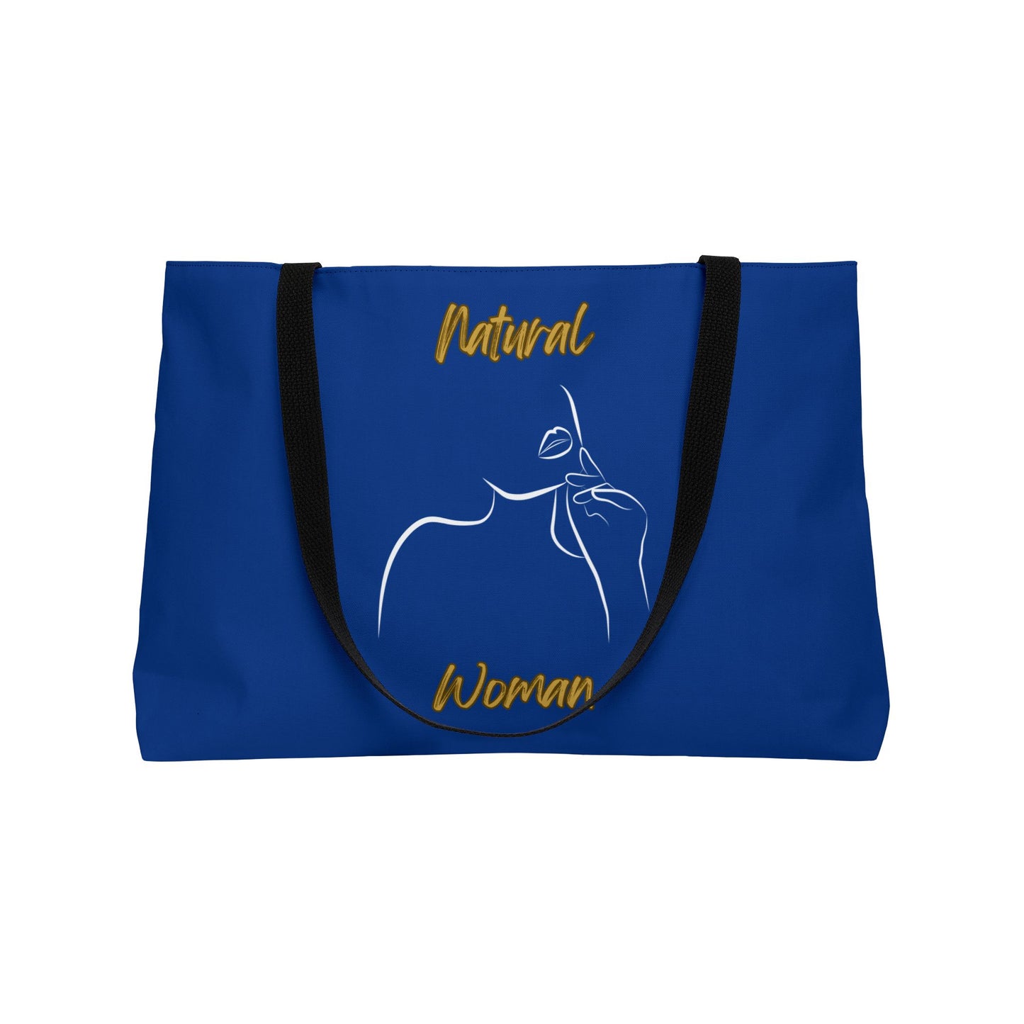 Natural Woman Chin Up (WL) Weekender Tote Bag DARK BLUE