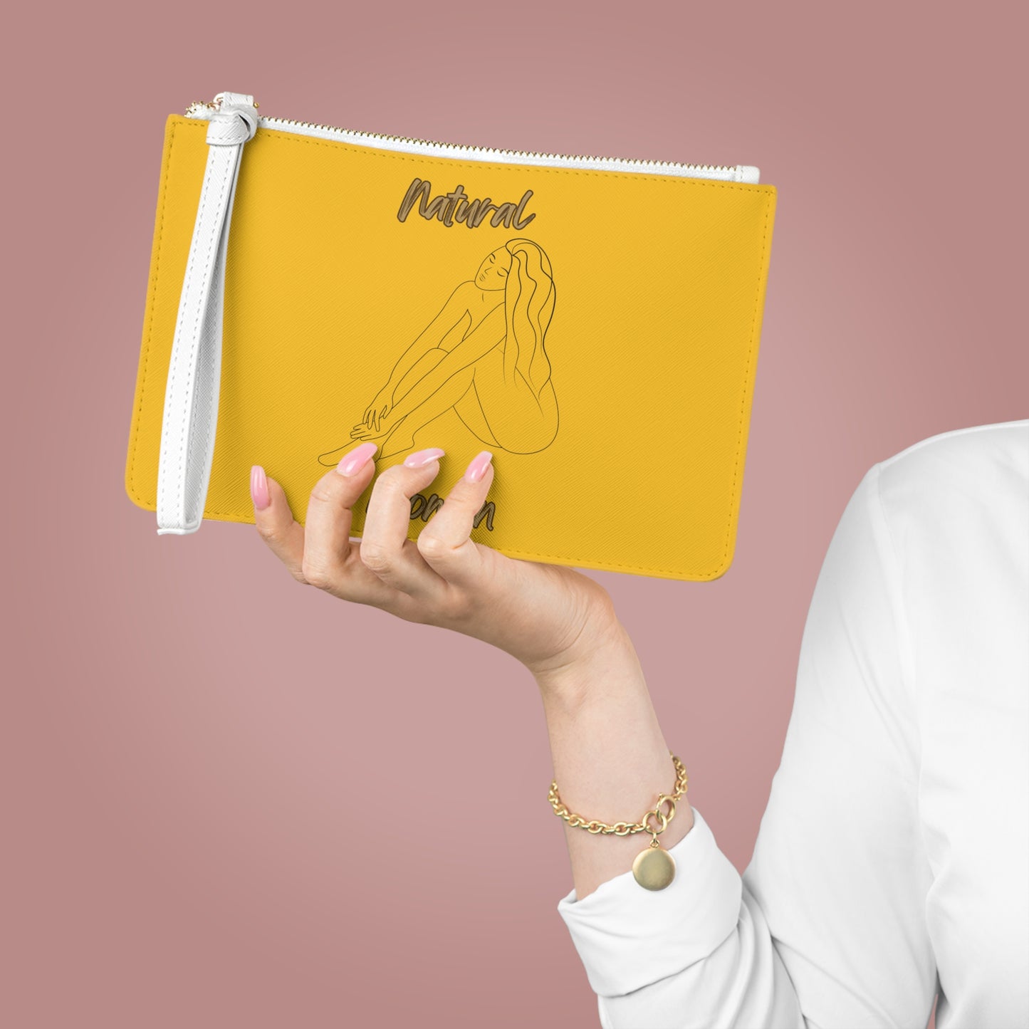 Natural Woman Beauty (BL) Clutch Bag YELLOW