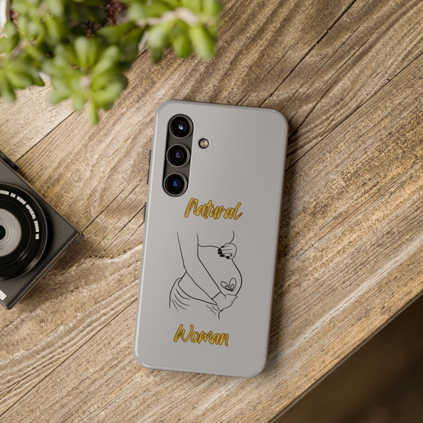 Natural Woman Loved In & Out (BL)Tough Phone Cases LIGHT GREY