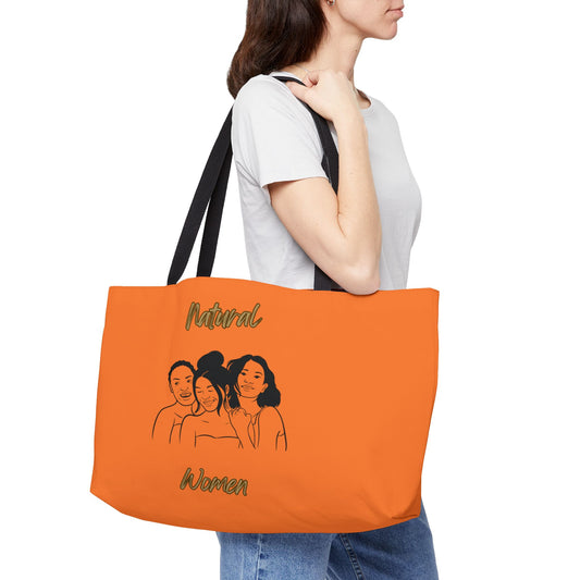 Natural Women Laughing Friends (BL) Weekender Tote Bag CRUSTA