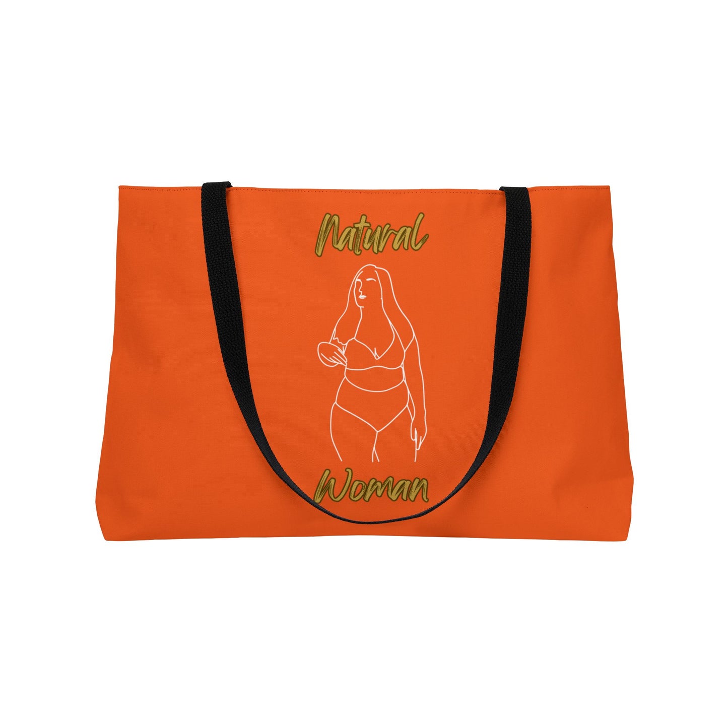 Natural Woman Full Beauty (WL) Weekender Tote Bag ORANGE