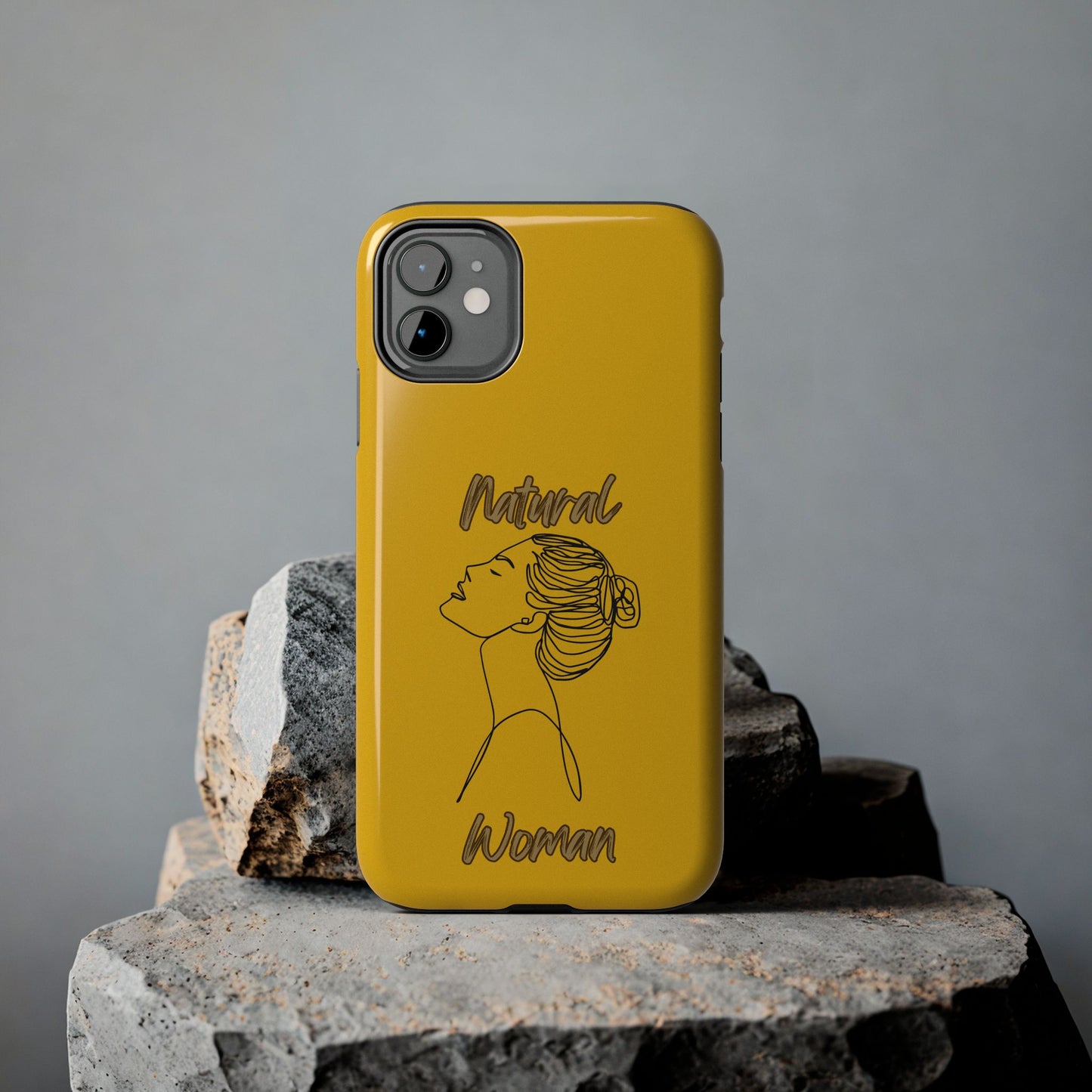 Natural Woman Wet Bun (BL) Tough Phone Cases YELLOW