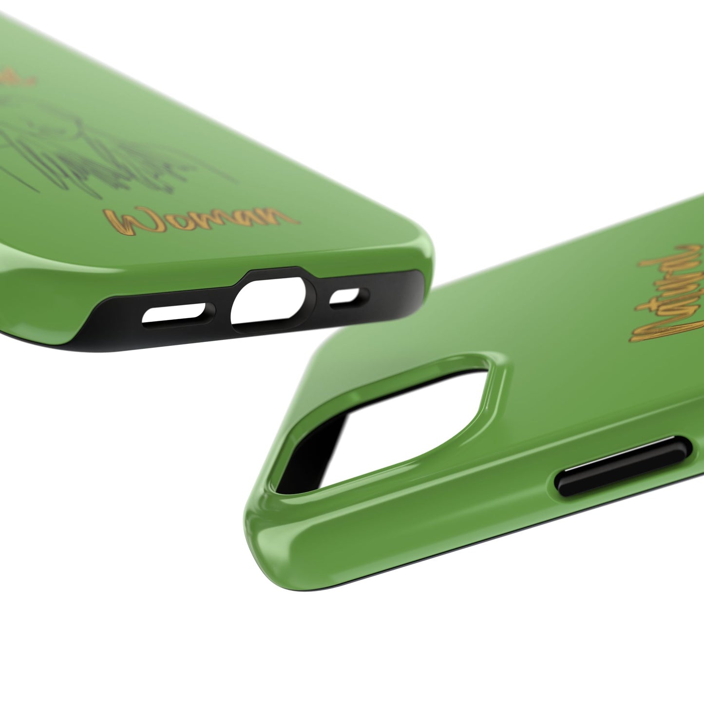 Natural Woman Content (BL)Tough Phone Cases GREEN