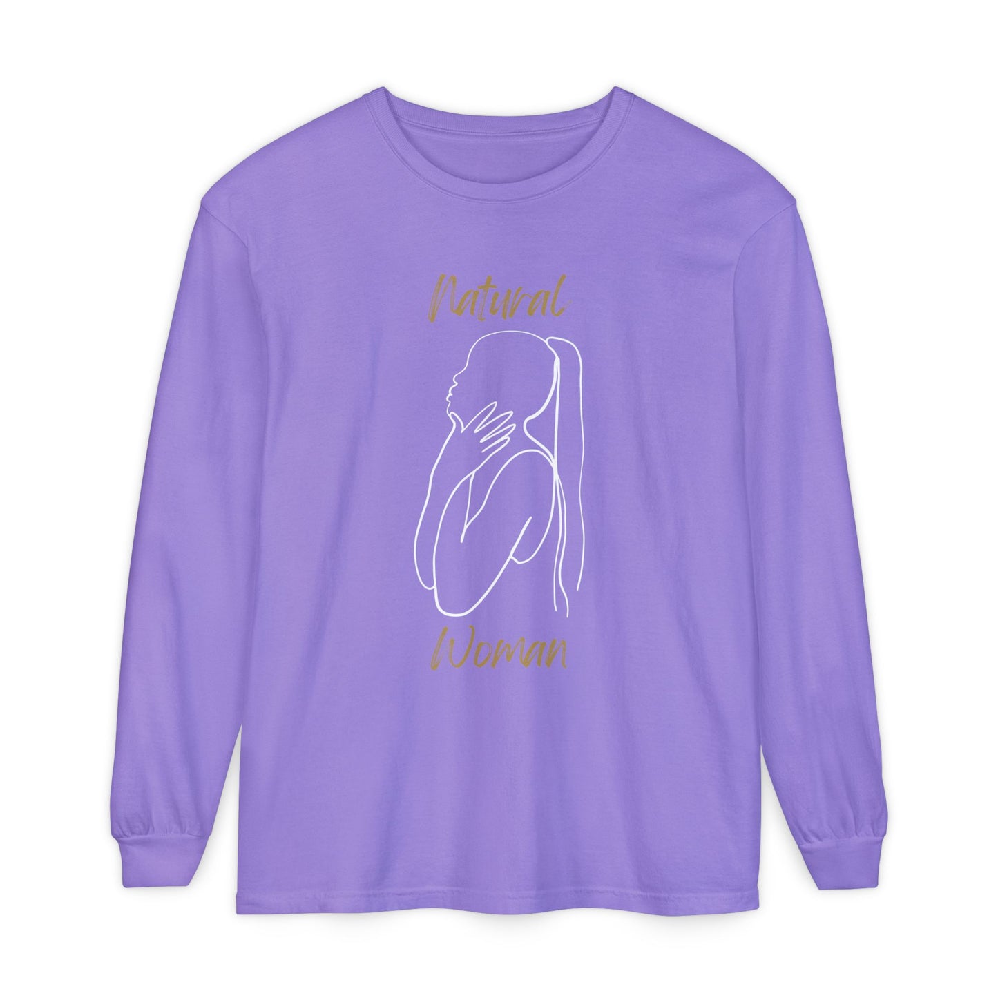 Natural Woman Ponytail (WL) Long Sleeve T-Shirt