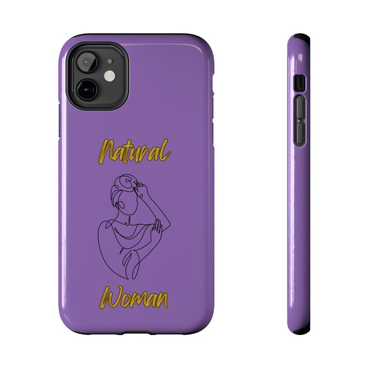 Natural Woman Style (BL)Tough Phone Cases LIGHT PURPLE
