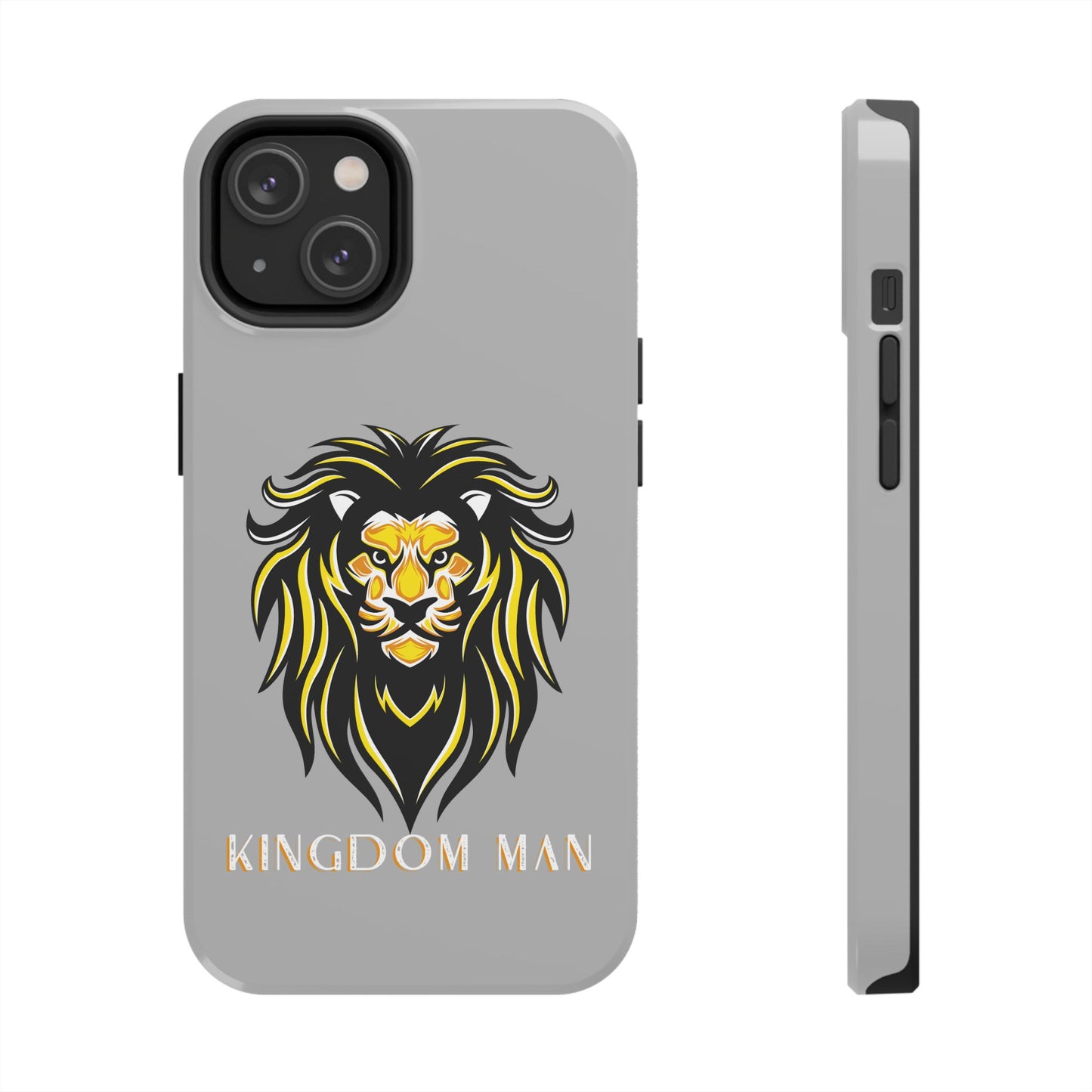 Kingdom Man (White-Gold Label) Tough Phone Case LIGHT GREY