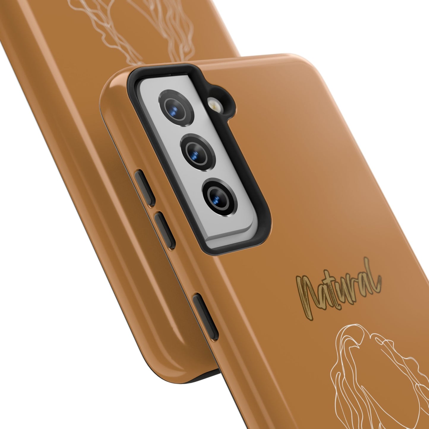 Natural Woman Relaxed (WL) Tough Phone Cases LIGHT BROWN