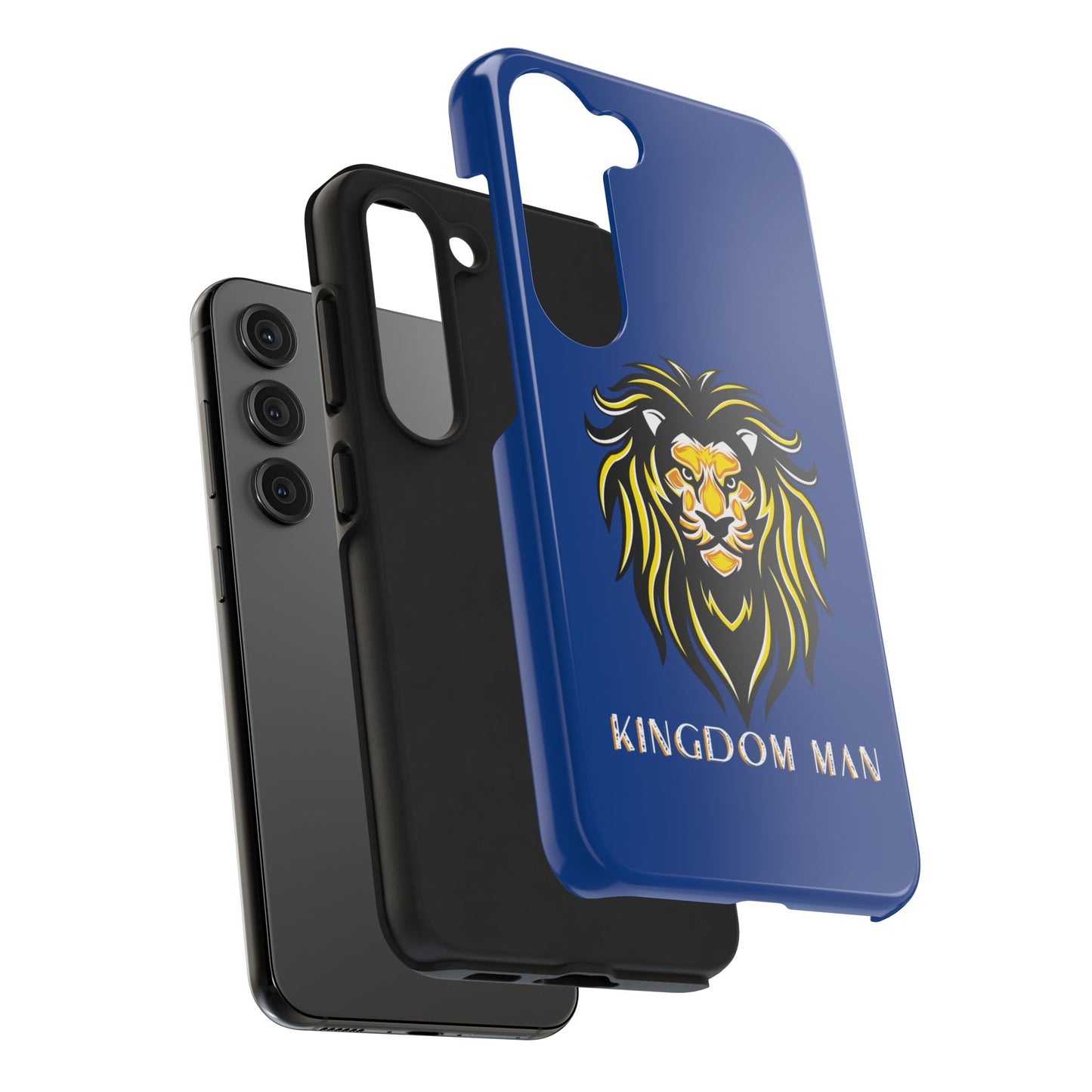 Kingdom Man (White-Gold Label) Tough Phone Case DARK BLUE