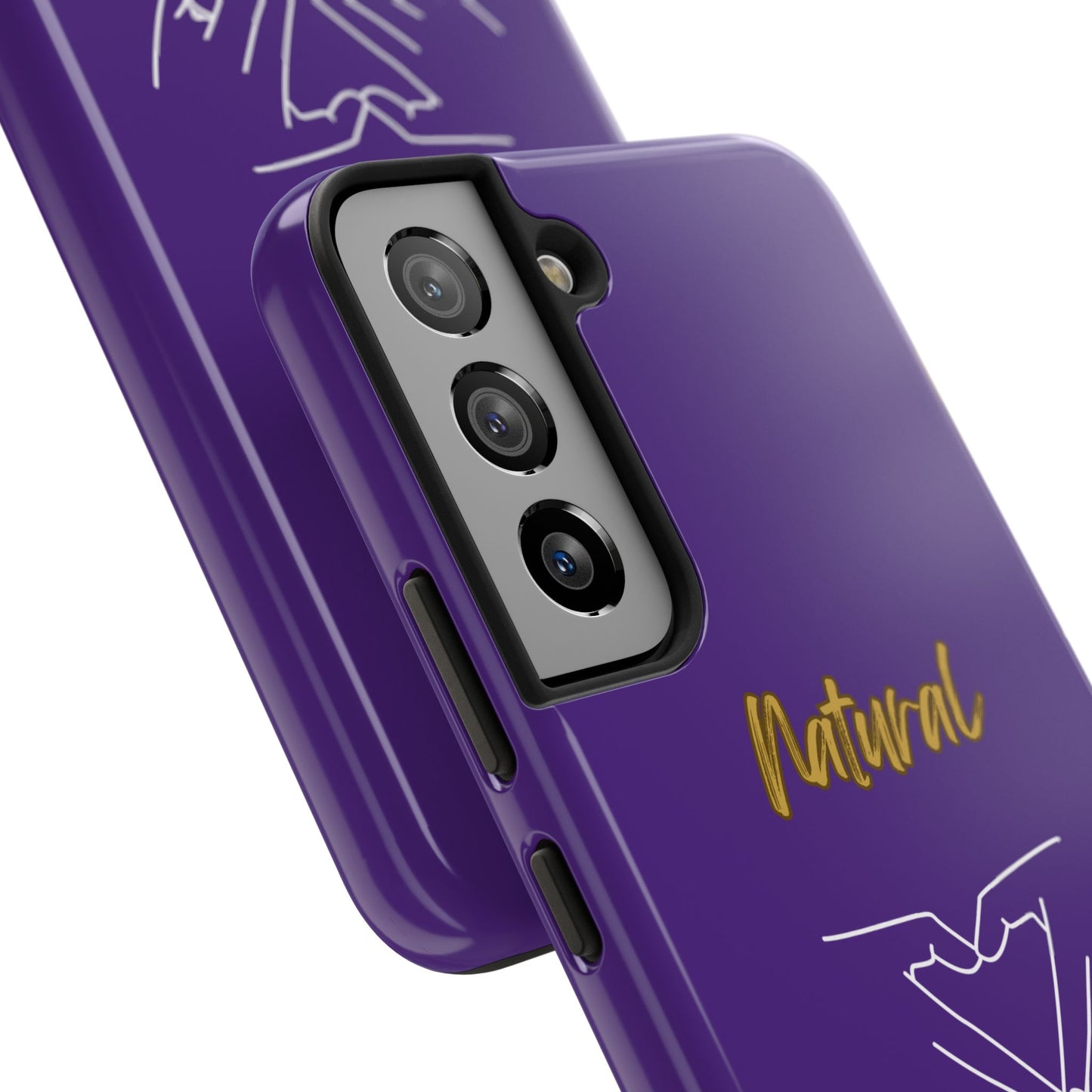 Natural Woman I Love You (WL)Tough Phone Cases PURPLE