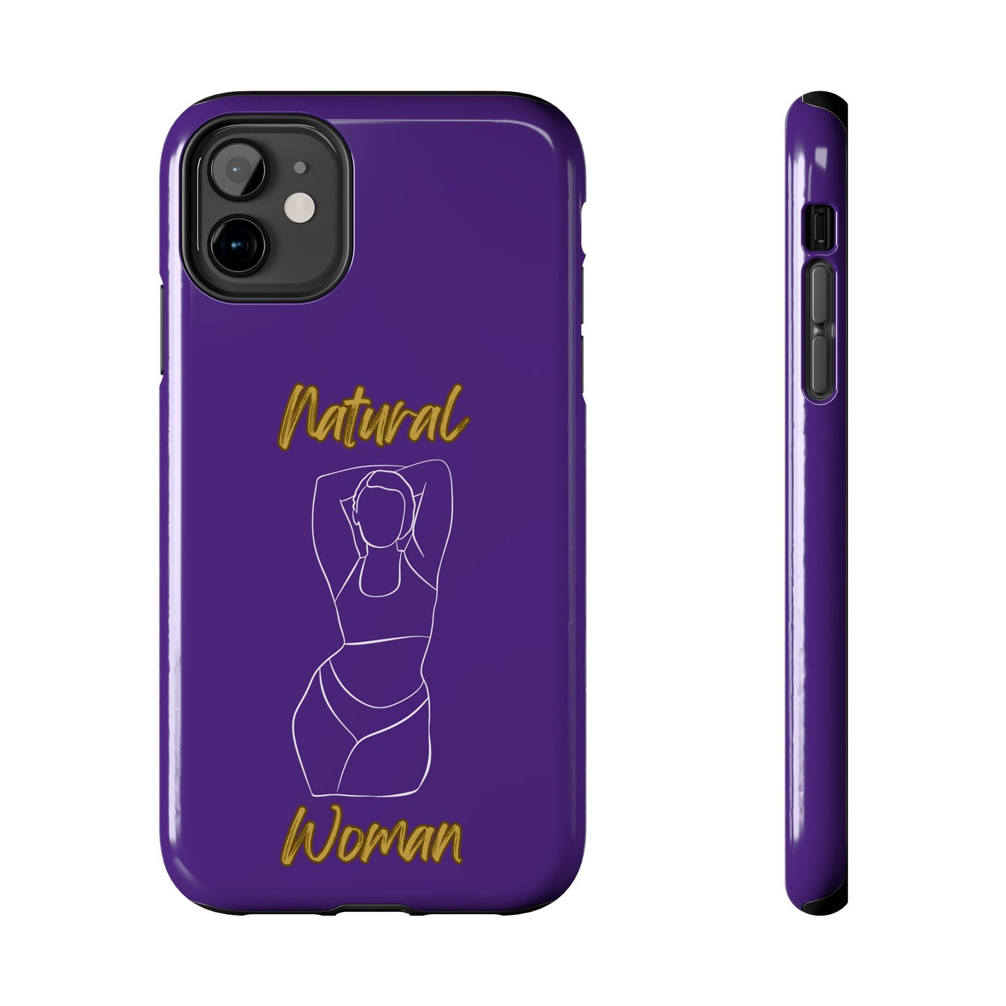 Natural Woman I Love Me (WL)Tough Phone Cases PURPLE