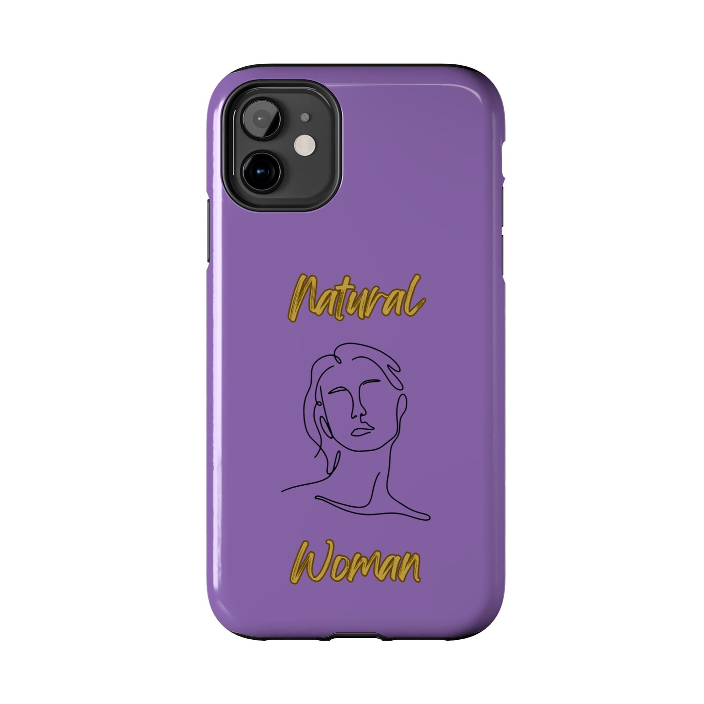 Natural Woman Hello (BL)Tough Phone Cases LIGHT PURPLE