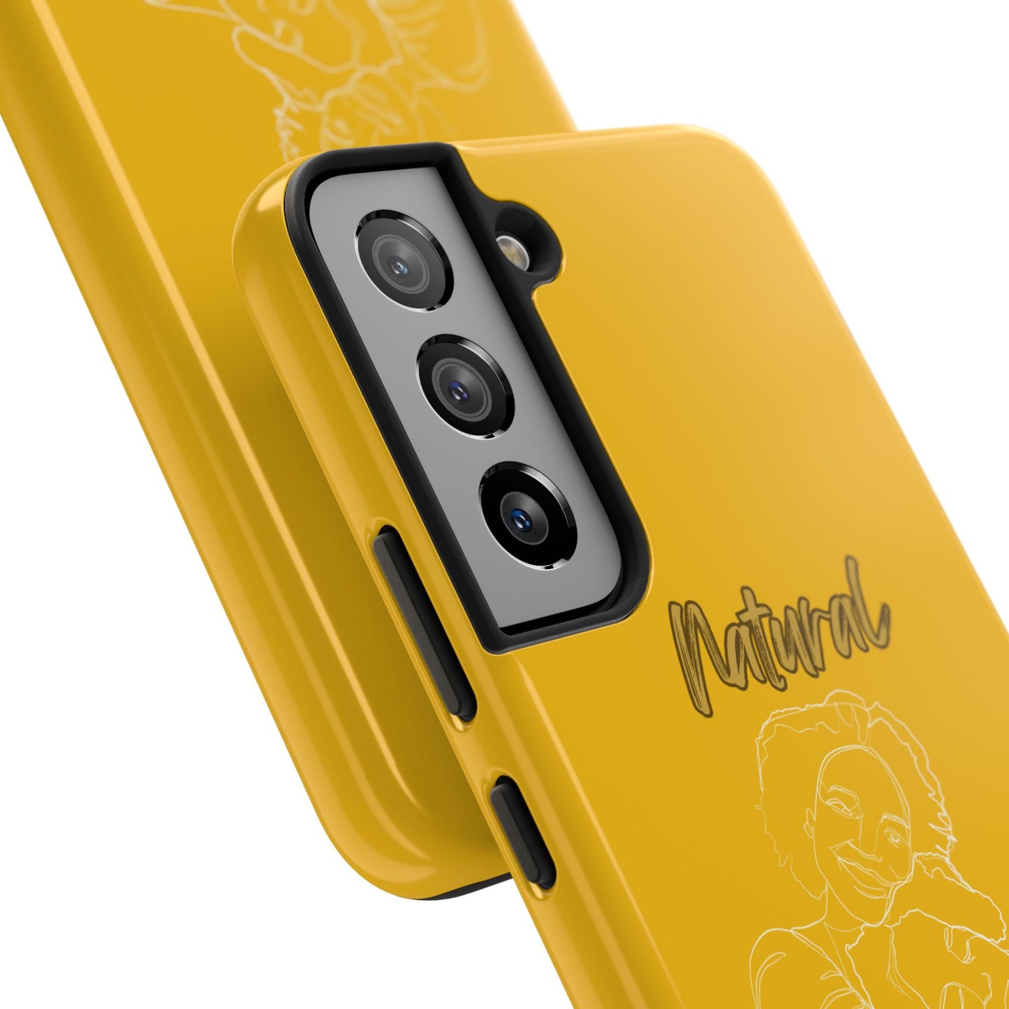 Natural Woman Loving Embrace (WL)Tough Phone Cases YELLOW