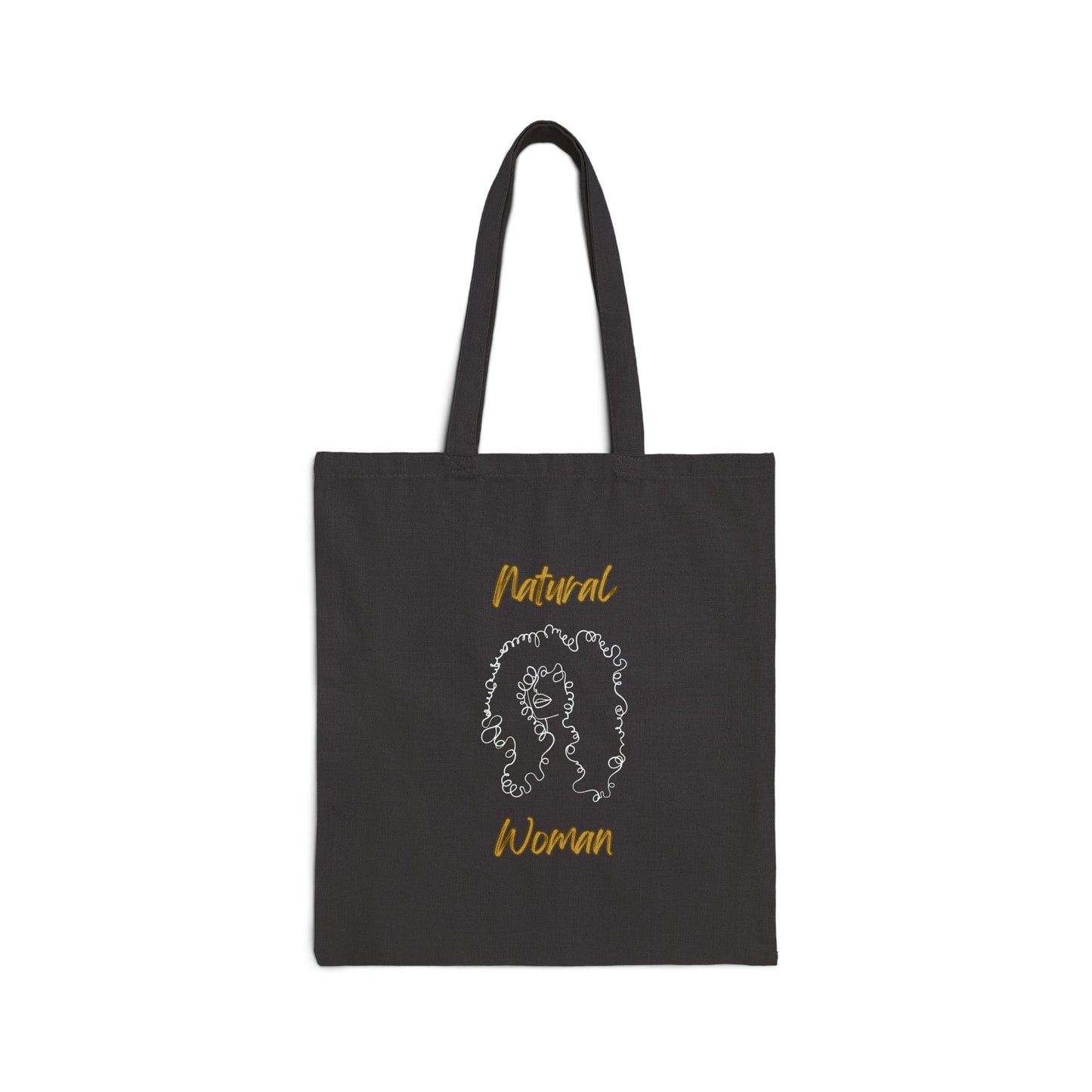 Natural Woman Spiral Flow (WL) Canvas Tote Bag