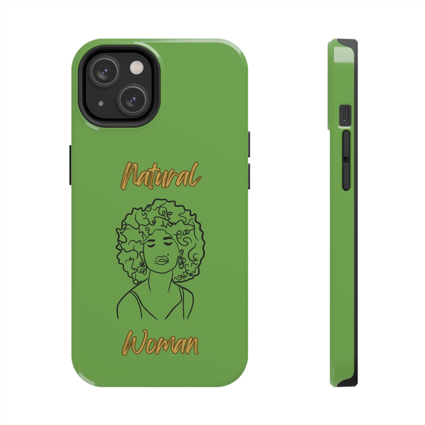 Natural Woman All About Me (BL)Tough Phone Cases GREEN