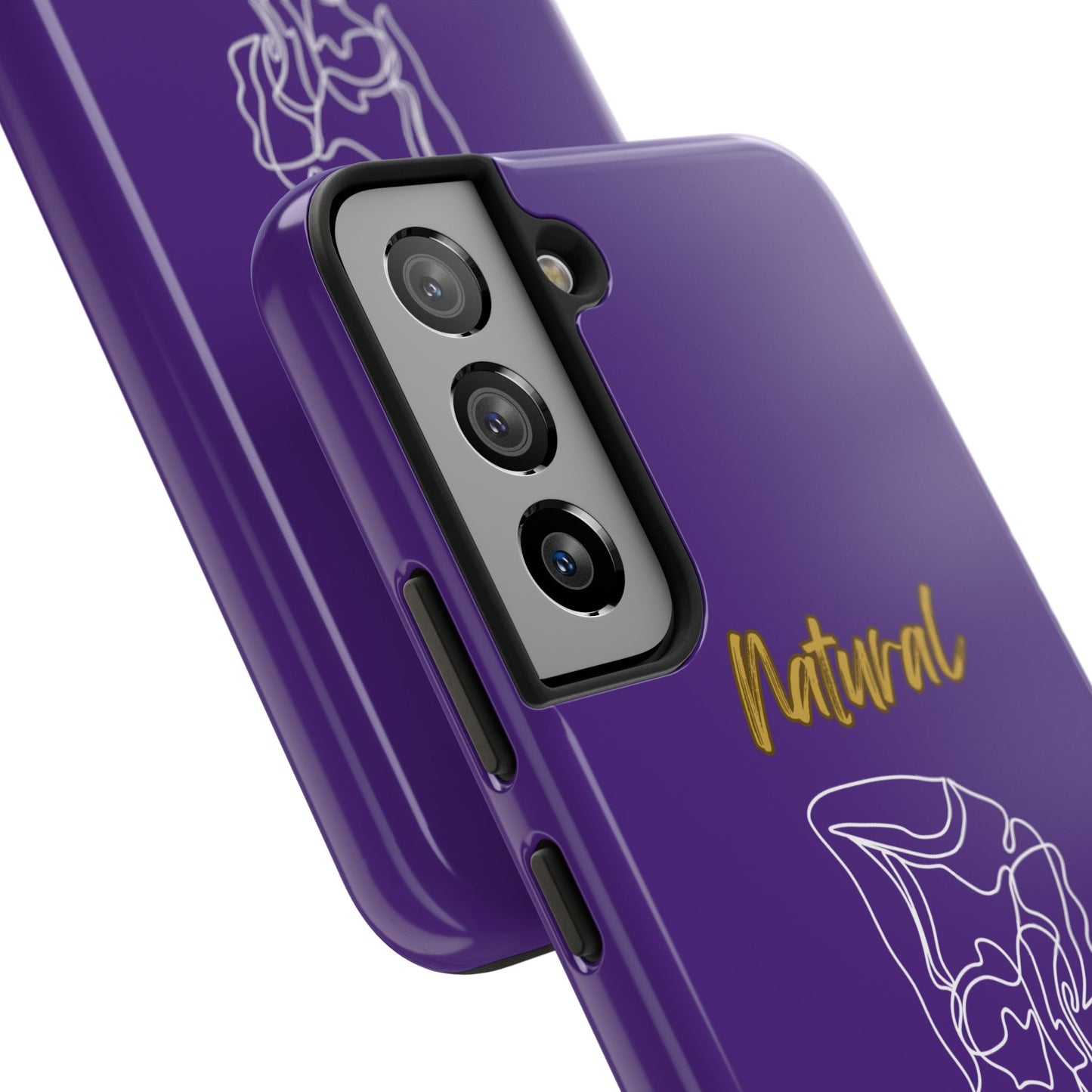Natural Woman Flexible (WL)Tough Phone Cases PURPLE