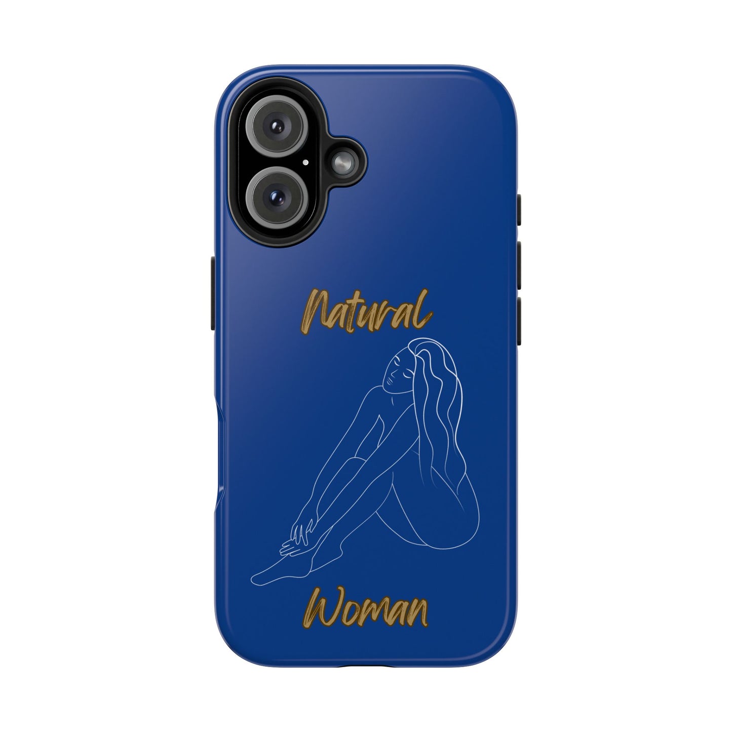 Natural Woman Beauty (WL) Tough Phone Cases DARK BLUE
