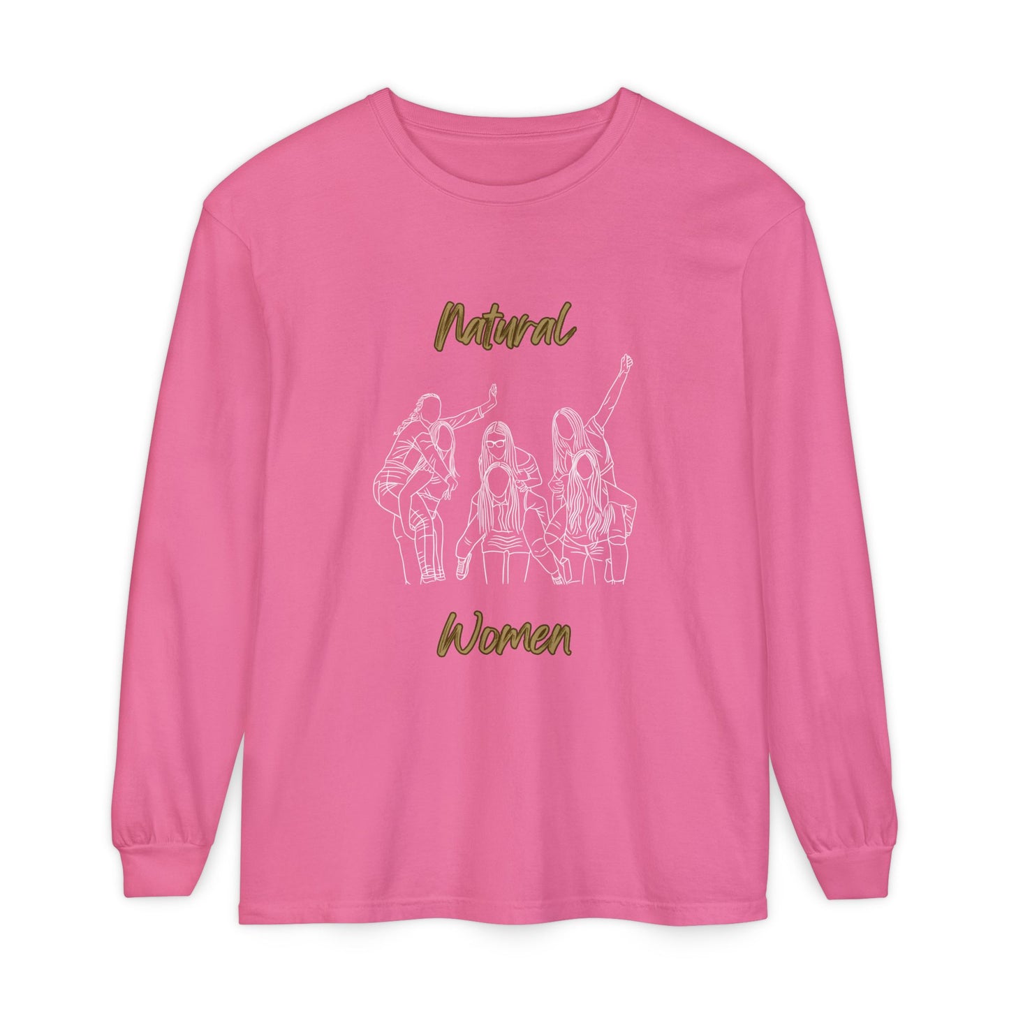 Natural Women Piggy Back (WL) Long Sleeve T-Shirt