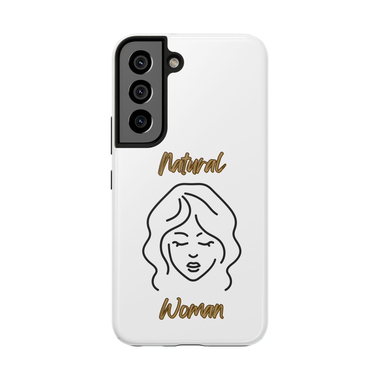Natural Woman Modest (BL)Tough Phone Cases WHITE