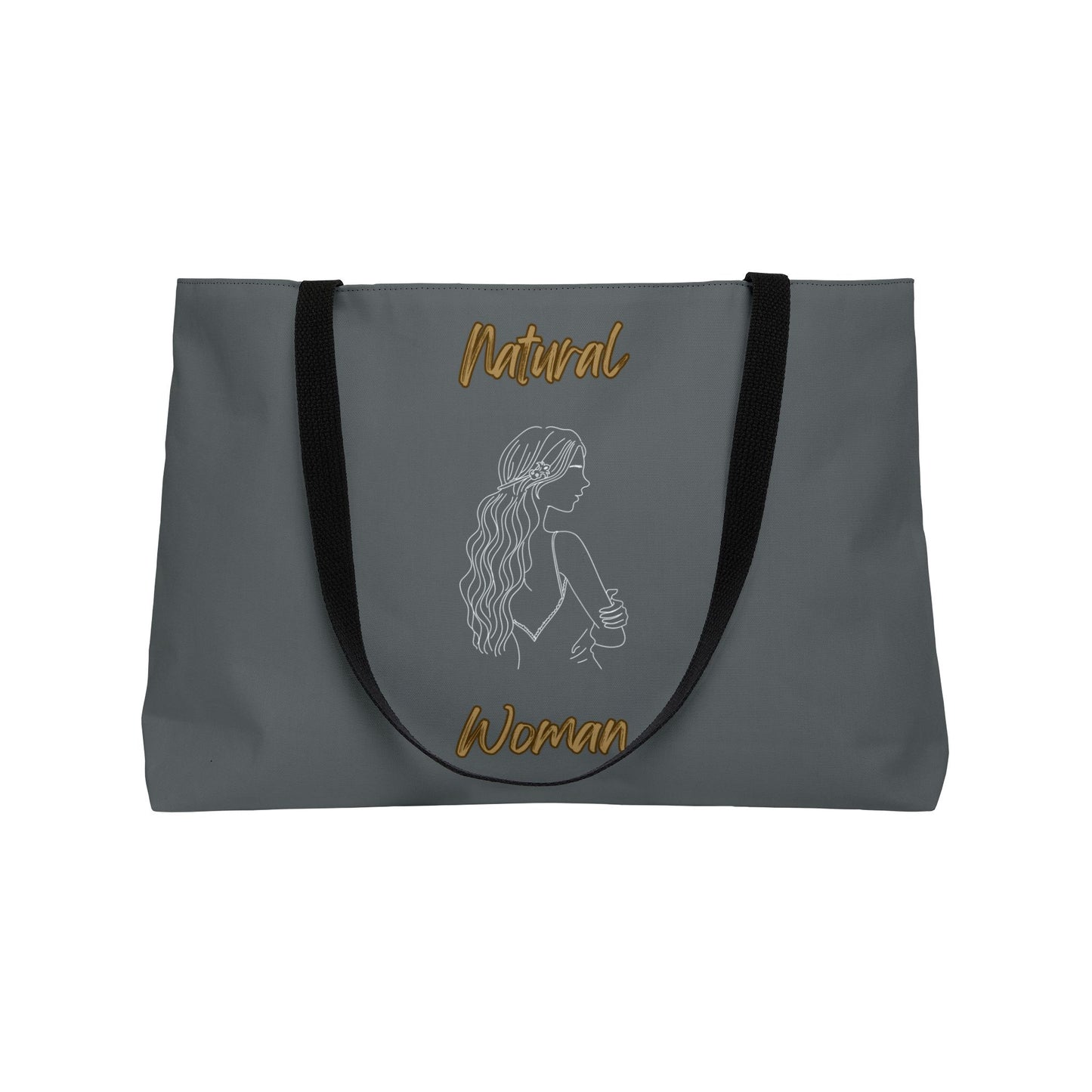 Natural Woman Young Woman (WL) Weekender Tote Bag DARK GREY