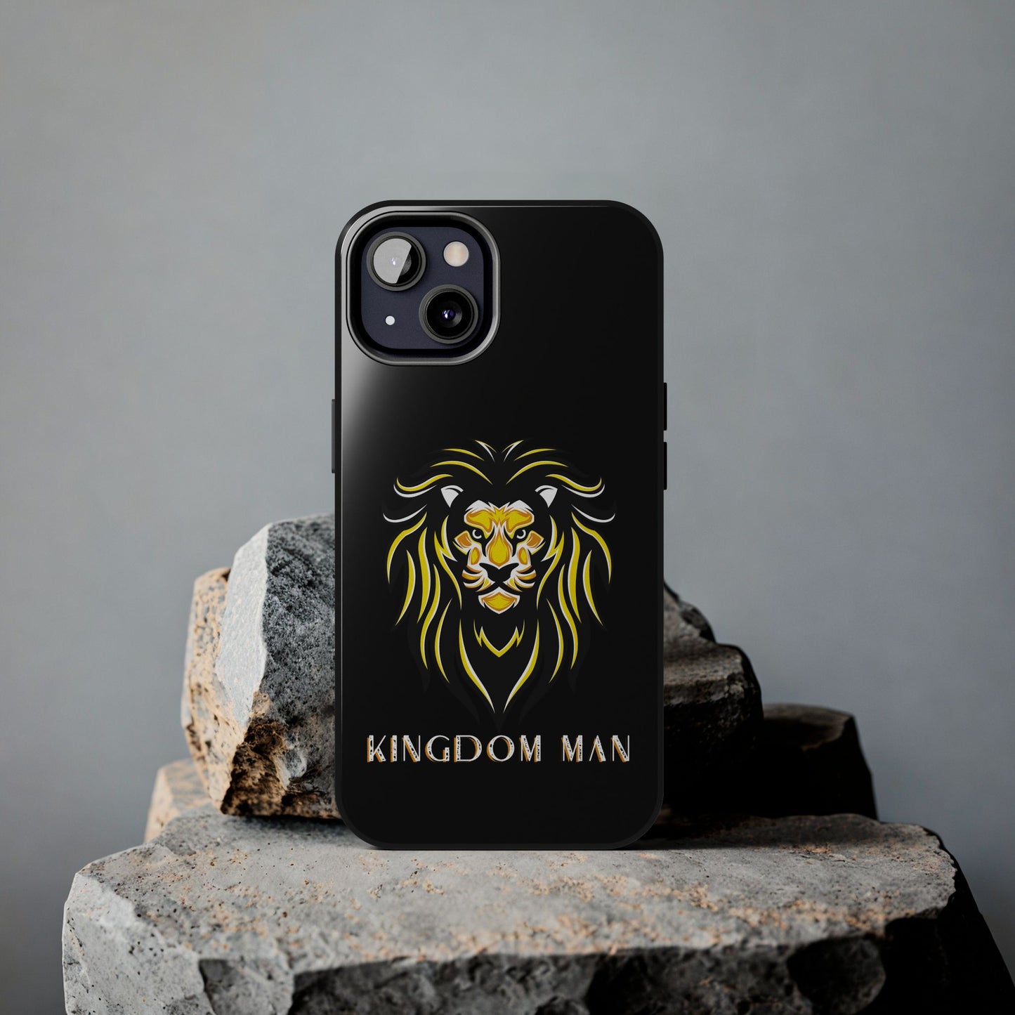 Kingdom Man (White-Gold Label) Tough Phone Case BLACK