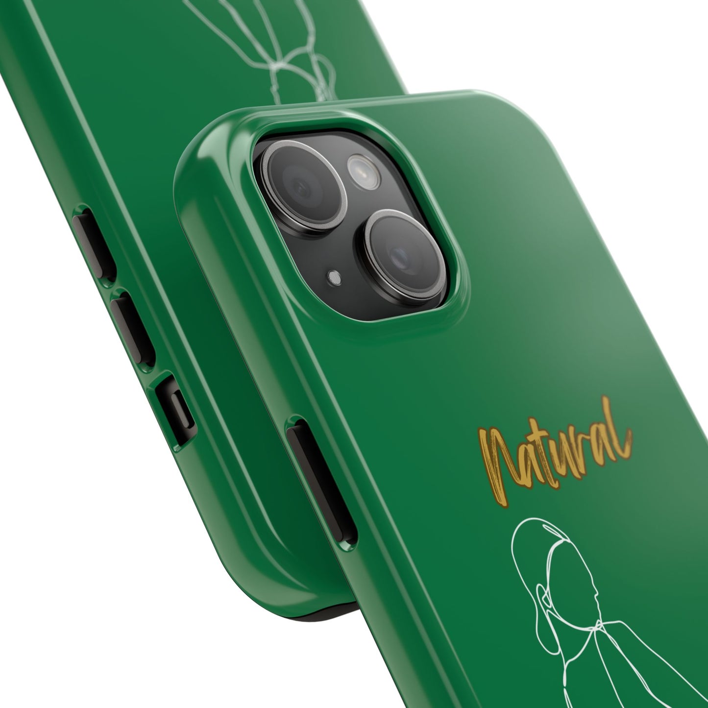 Natural Woman Hands Free (WL)Tough Phone Cases DARK GREEN