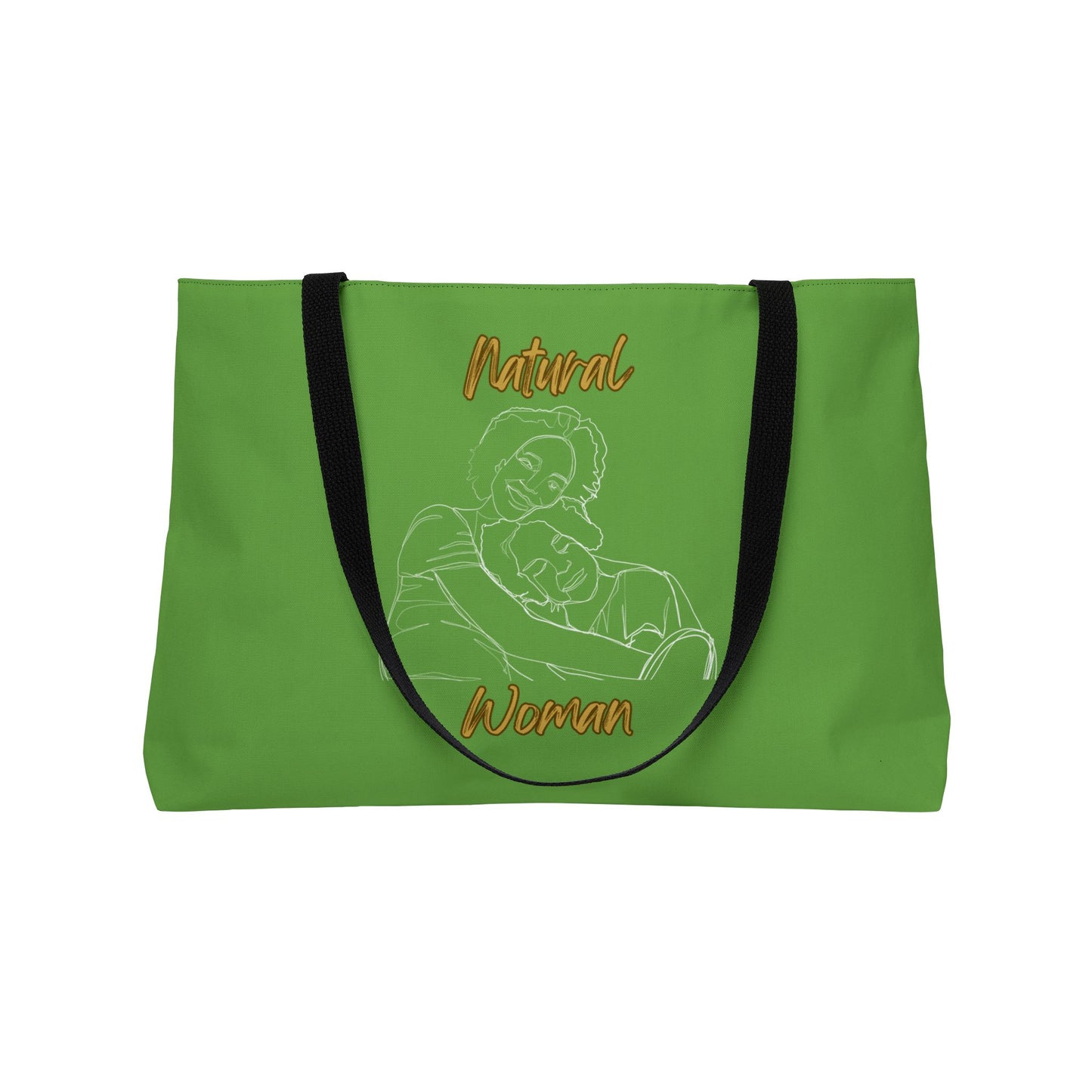 Natural Woman Loving Embrace (WL) Weekender Tote Bag GREEN