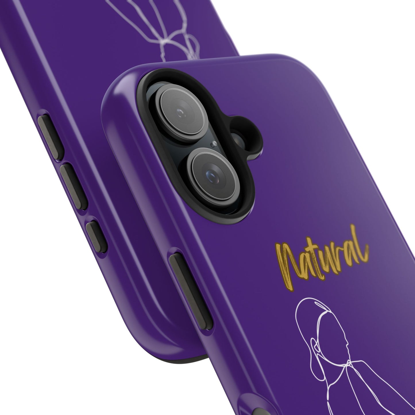 Natural Woman Hands Free (WL)Tough Phone Cases PURPLE