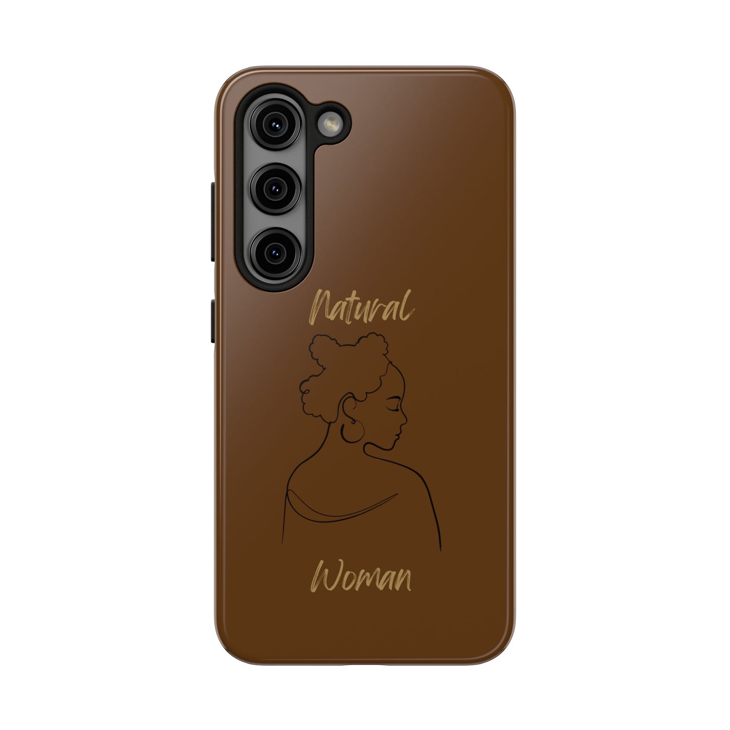 Natural Woman Twists (BL) Tough Phone Cases BROWN