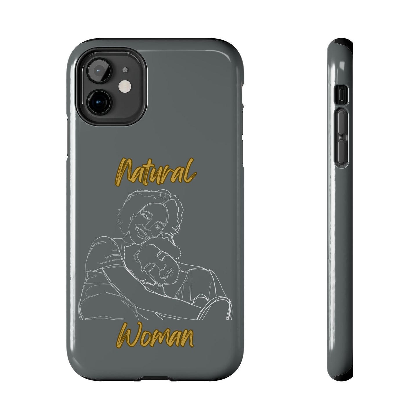 Natural Woman Loving Embrace (WL)Tough Phone Cases DARK GREY
